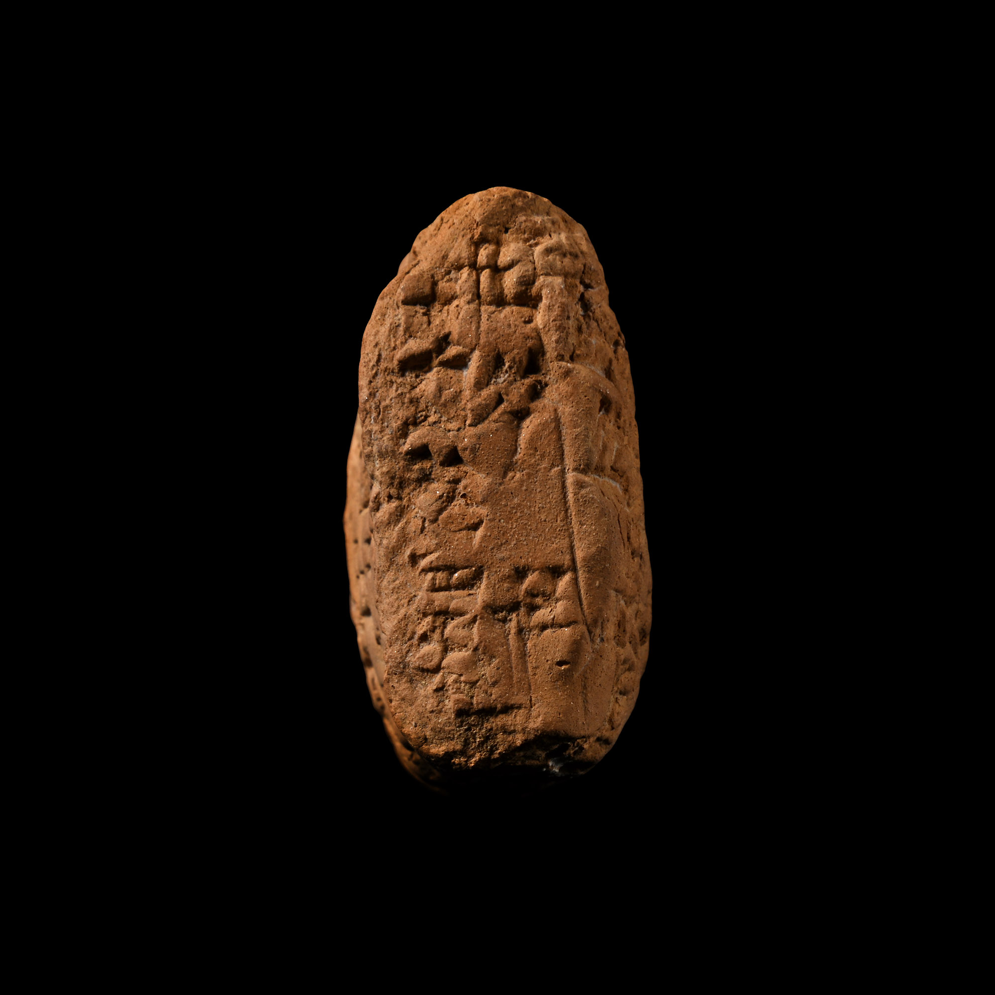 Old Babylonian Terracotta Cuneiform Tablet from 'Warad-Amurru' to 'Ubar-Shamash' Concerning Barley