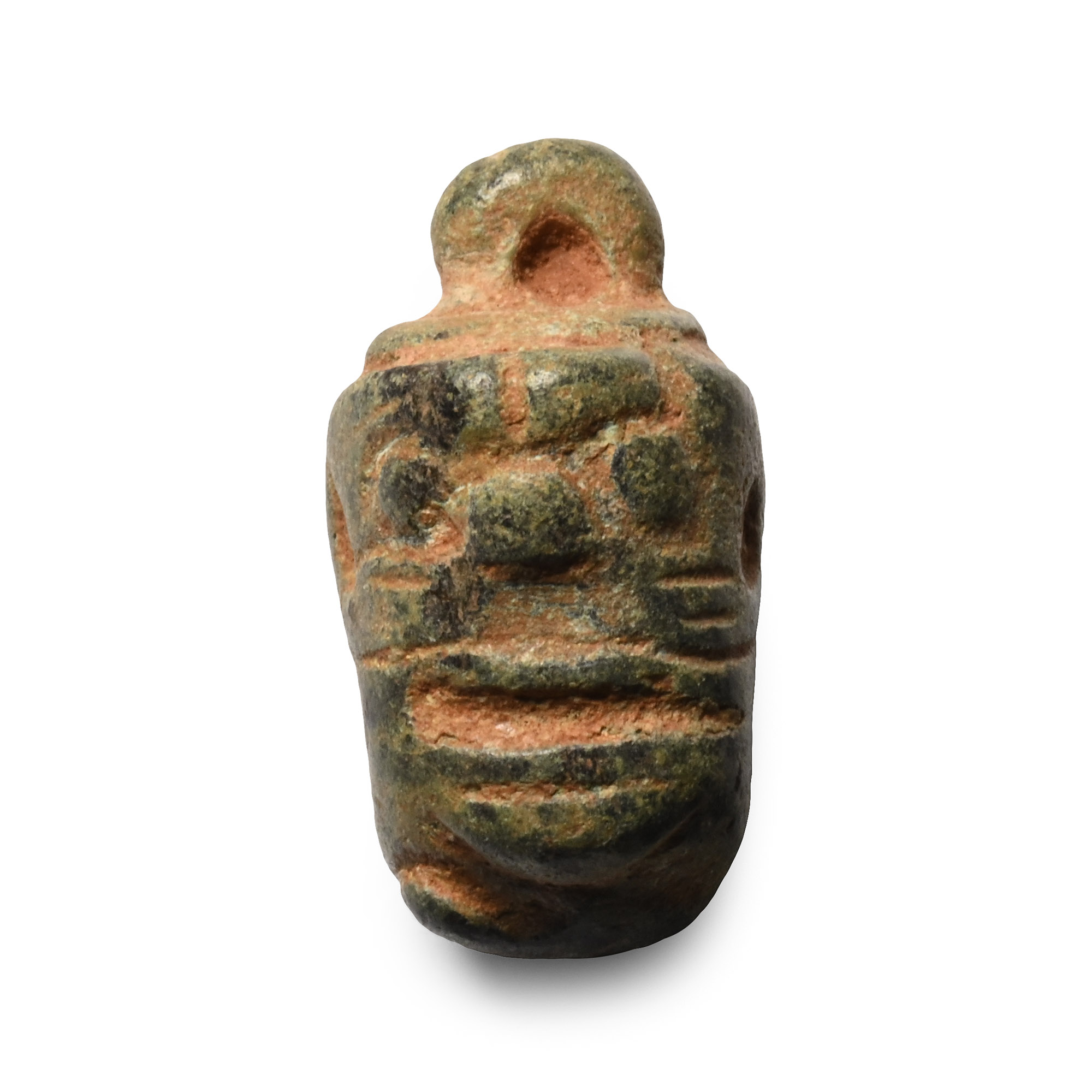 Babylonian Bronze Pazuzu Head Pendant