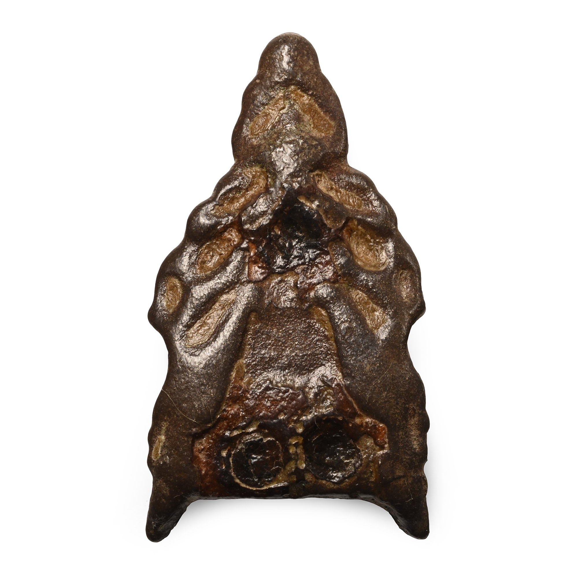 Anglo-Scandinavian Viking Stirrup Apex Mount with Beasts