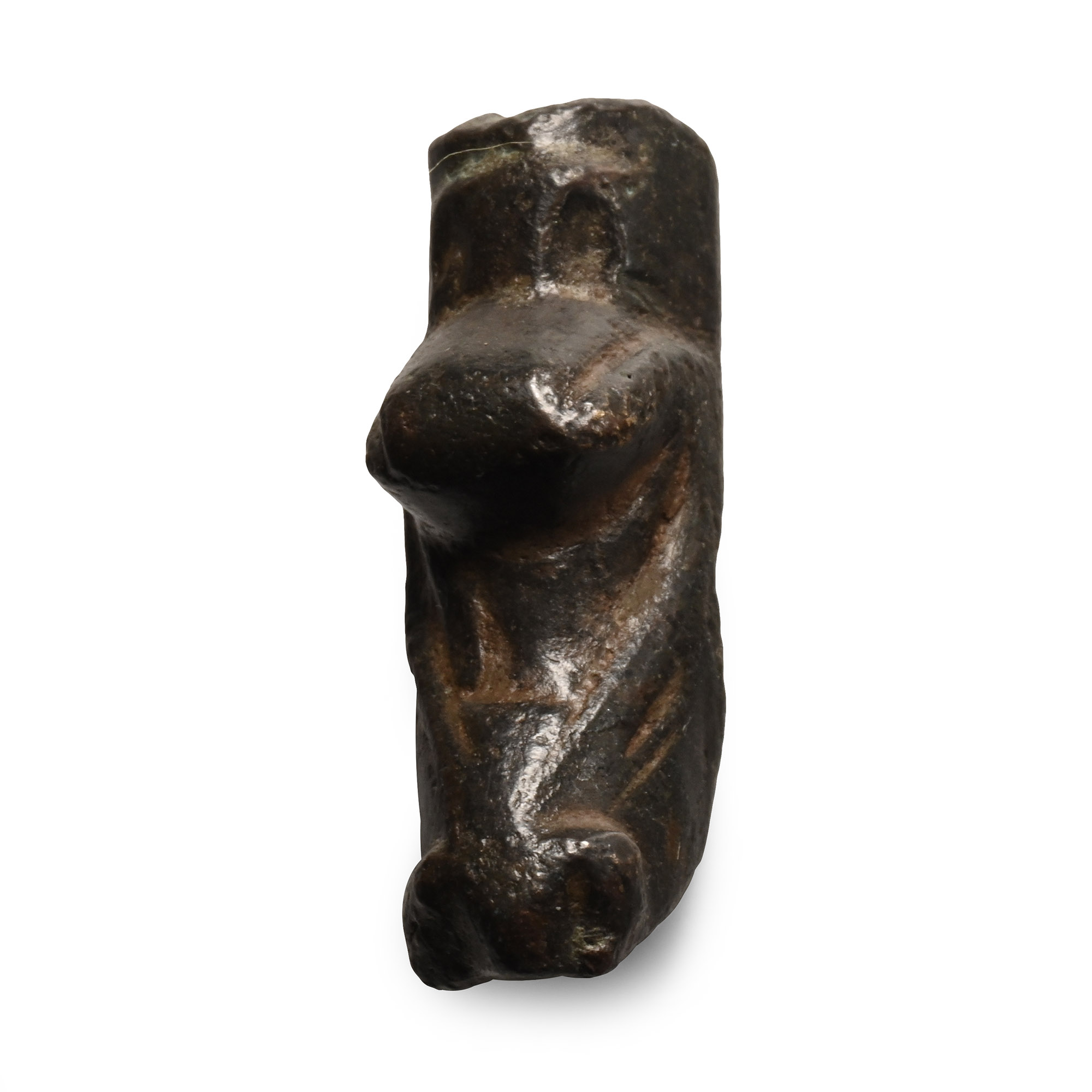 Anglo-Scandinavian Viking Stirrup Terminal with Beast