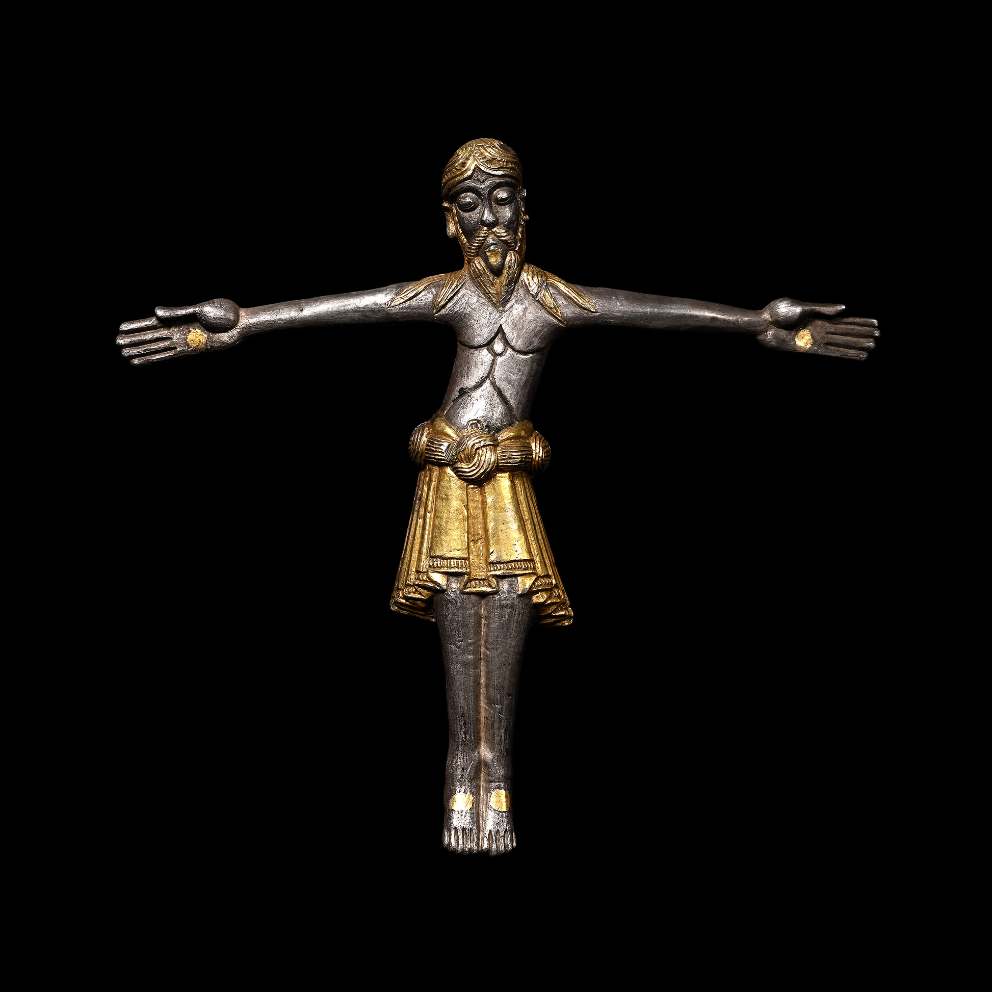 Scandinavian Viking Period Silver-Gilt Corpus Christi