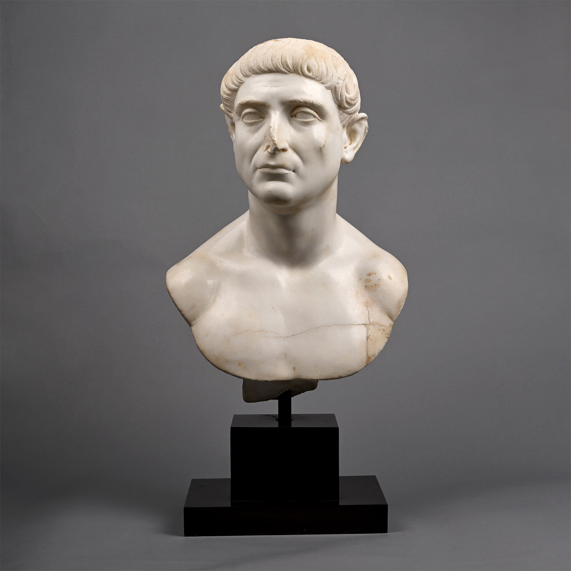 Life Size Marble Julian Style Bust