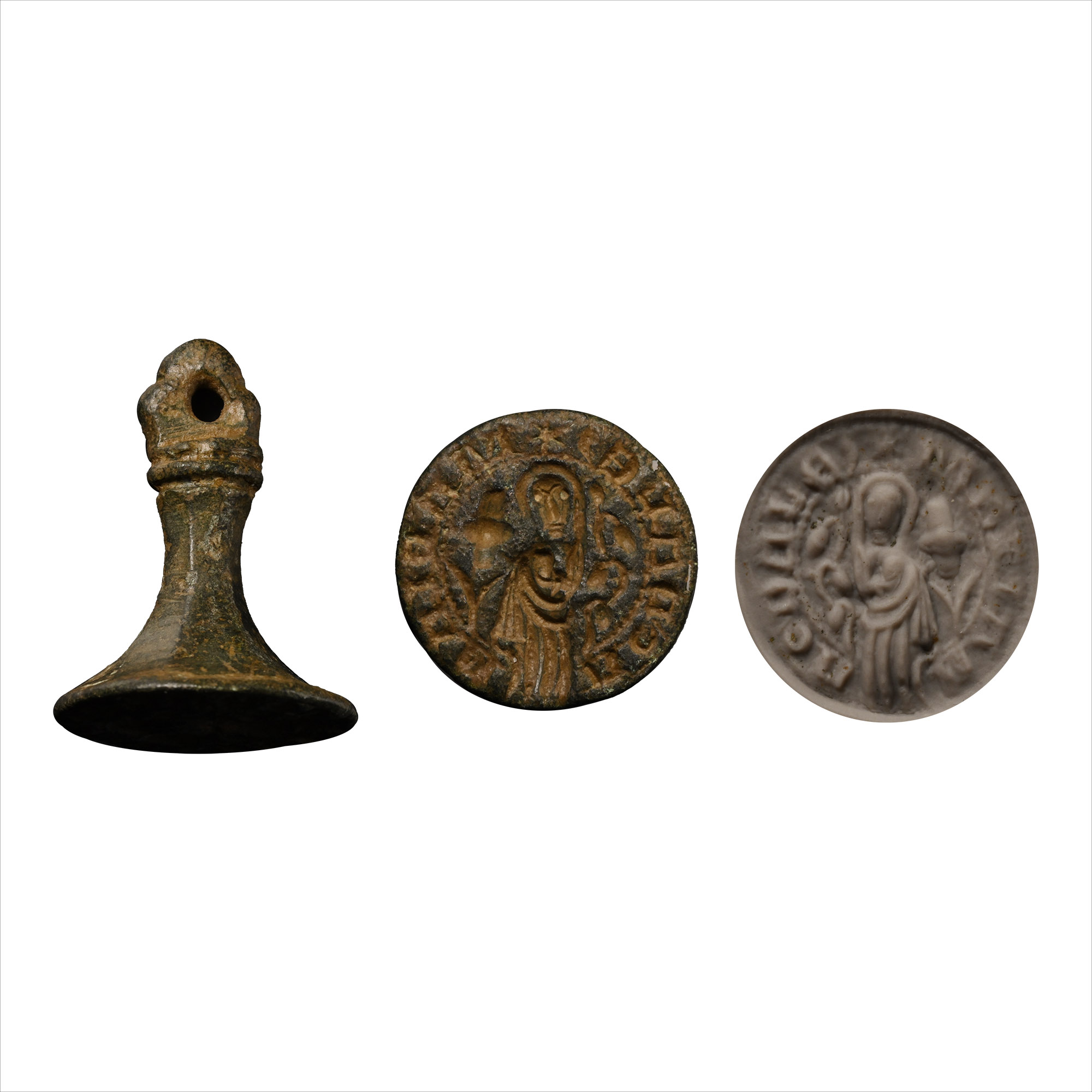 Medieval Bronze Ecclesiastical Seal Matrix