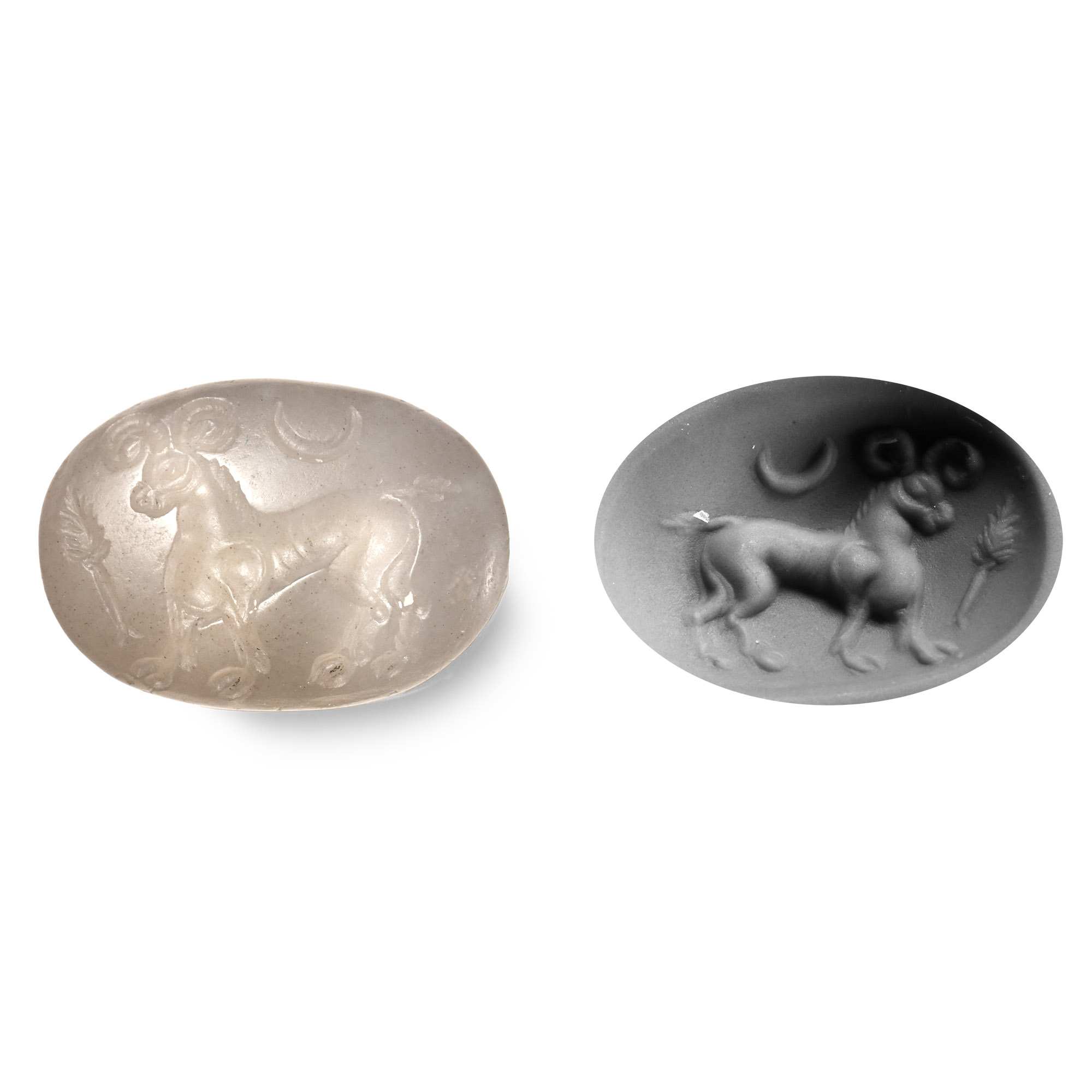 Neo-Babylonian Chalcedony Stamp Seal with Animal