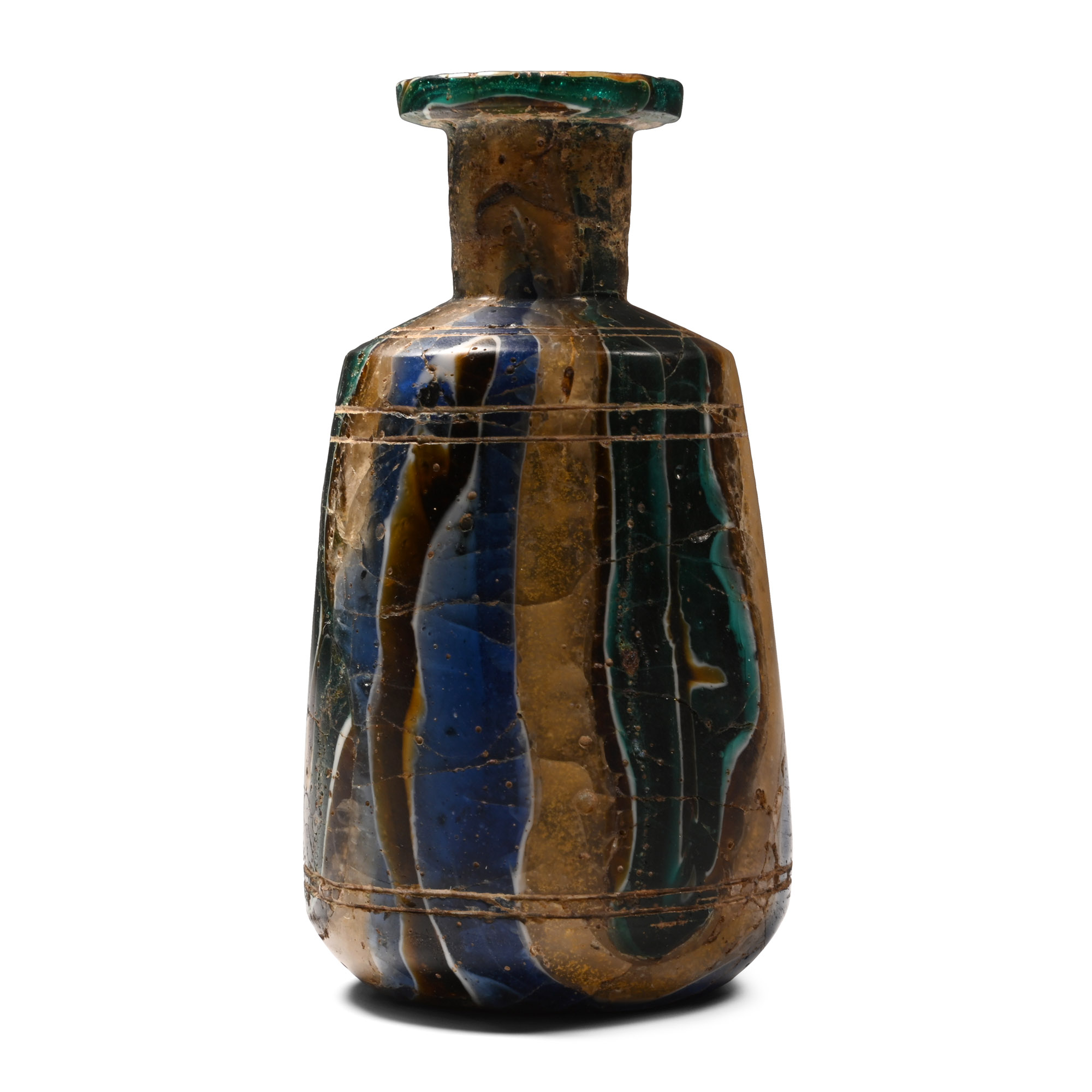 Roman Marbled Gold in Glass Bottle