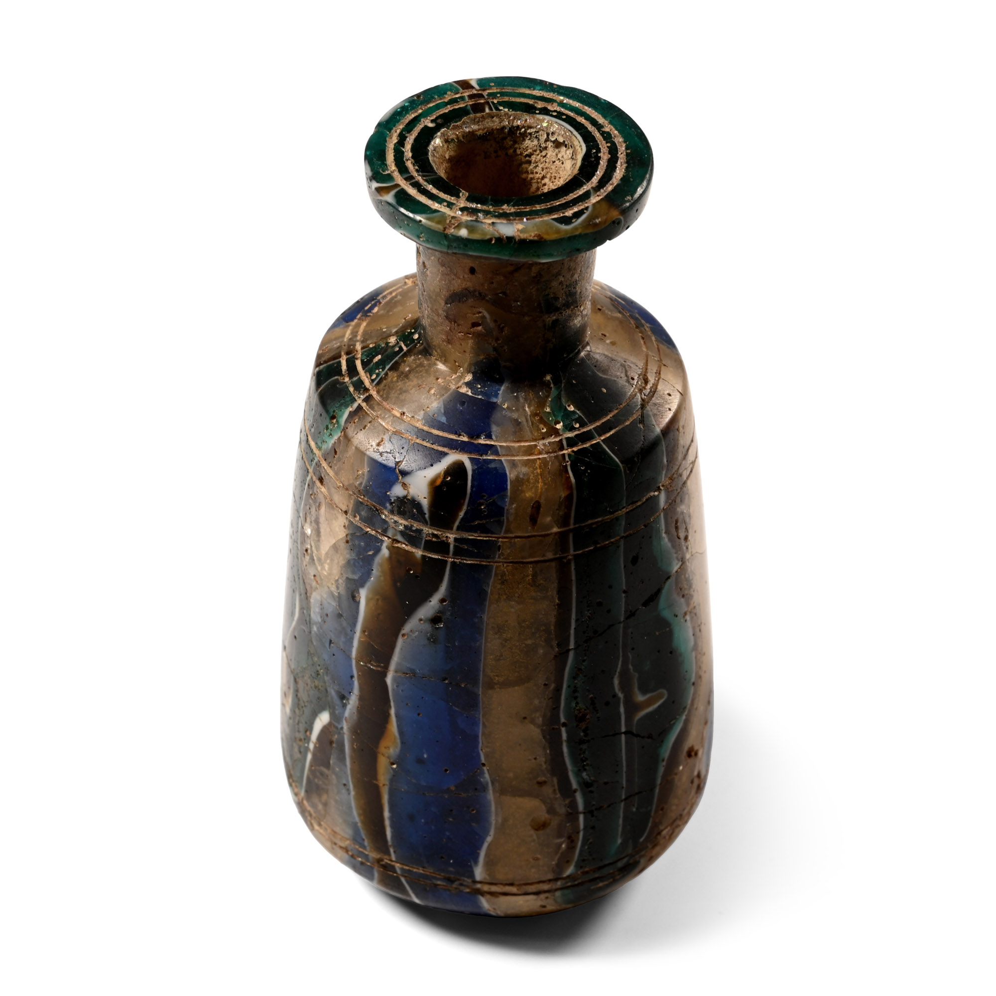 Roman Marbled Gold in Glass Bottle
