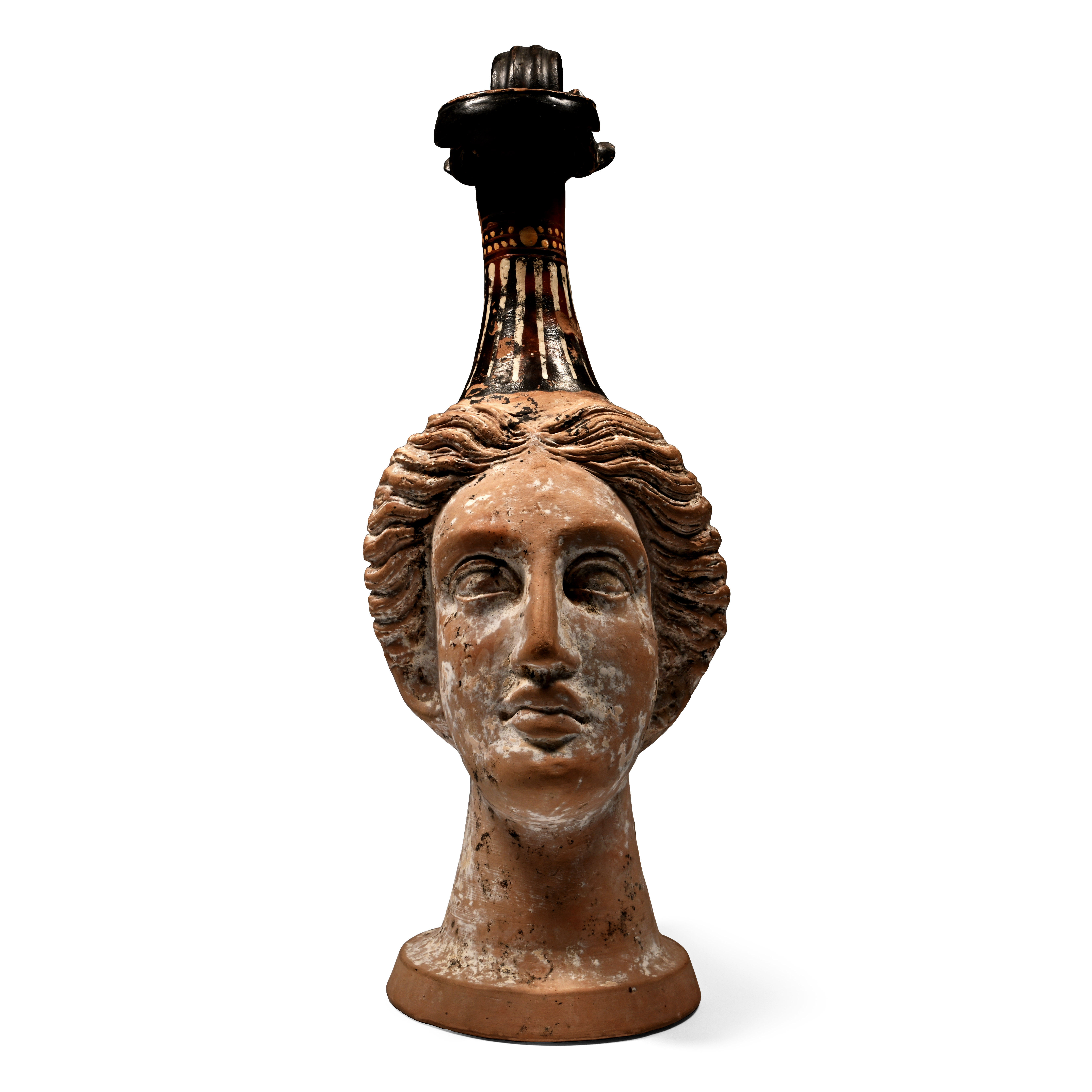 Gnathian Plastic Vase in the Shape of a Woman