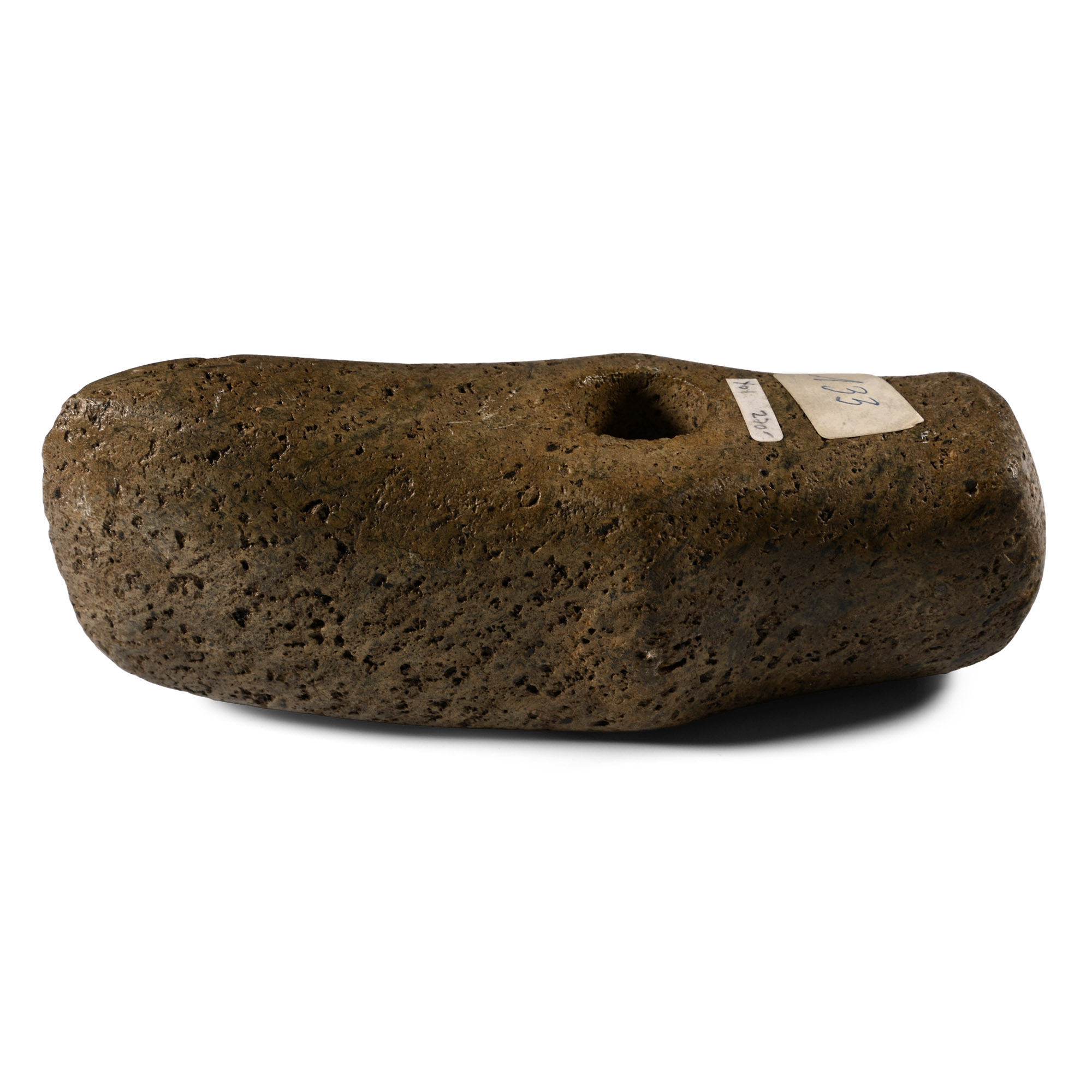 Stone Age Pierced Boat-Shaped Axehead