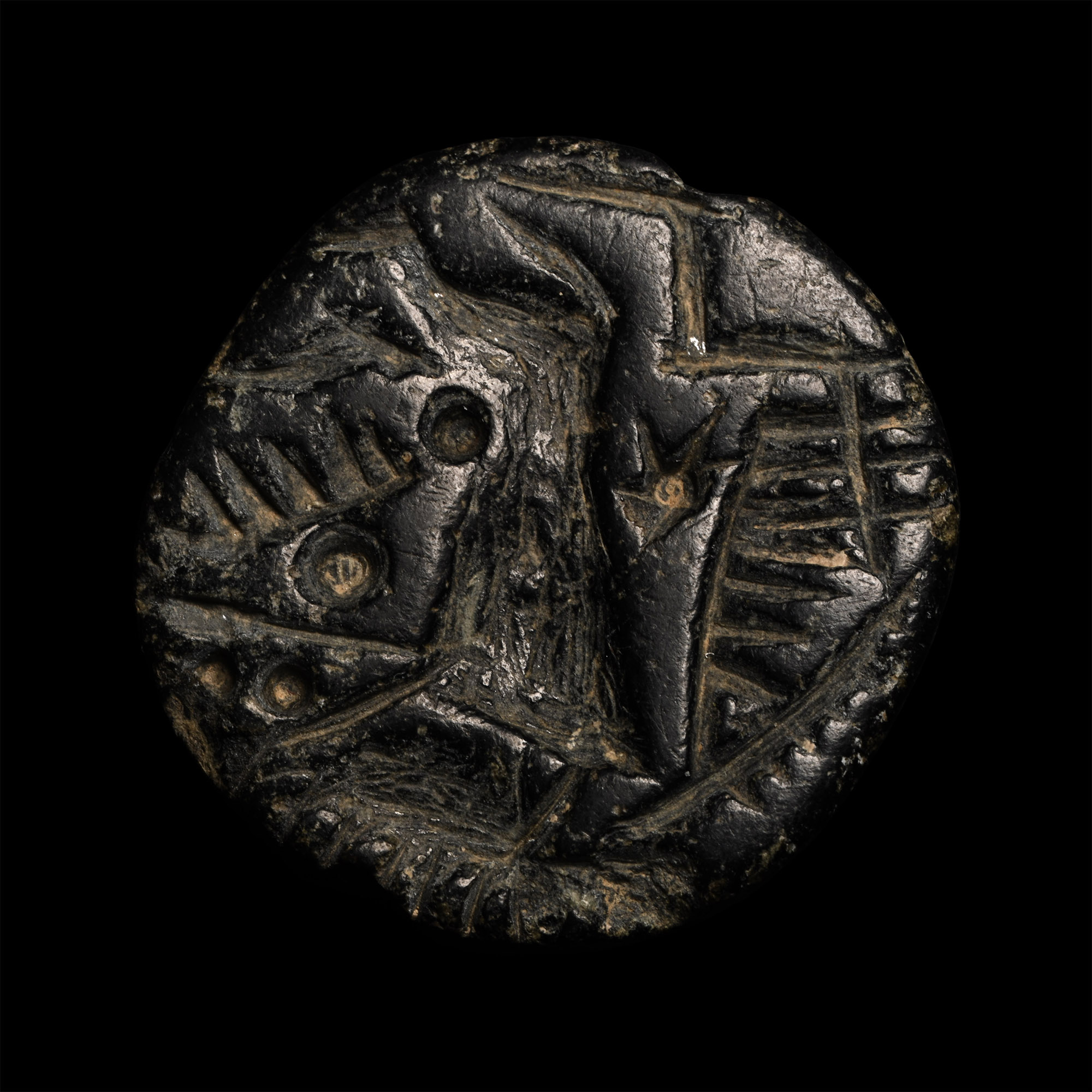Anatolian Steatite Seal with Bird
