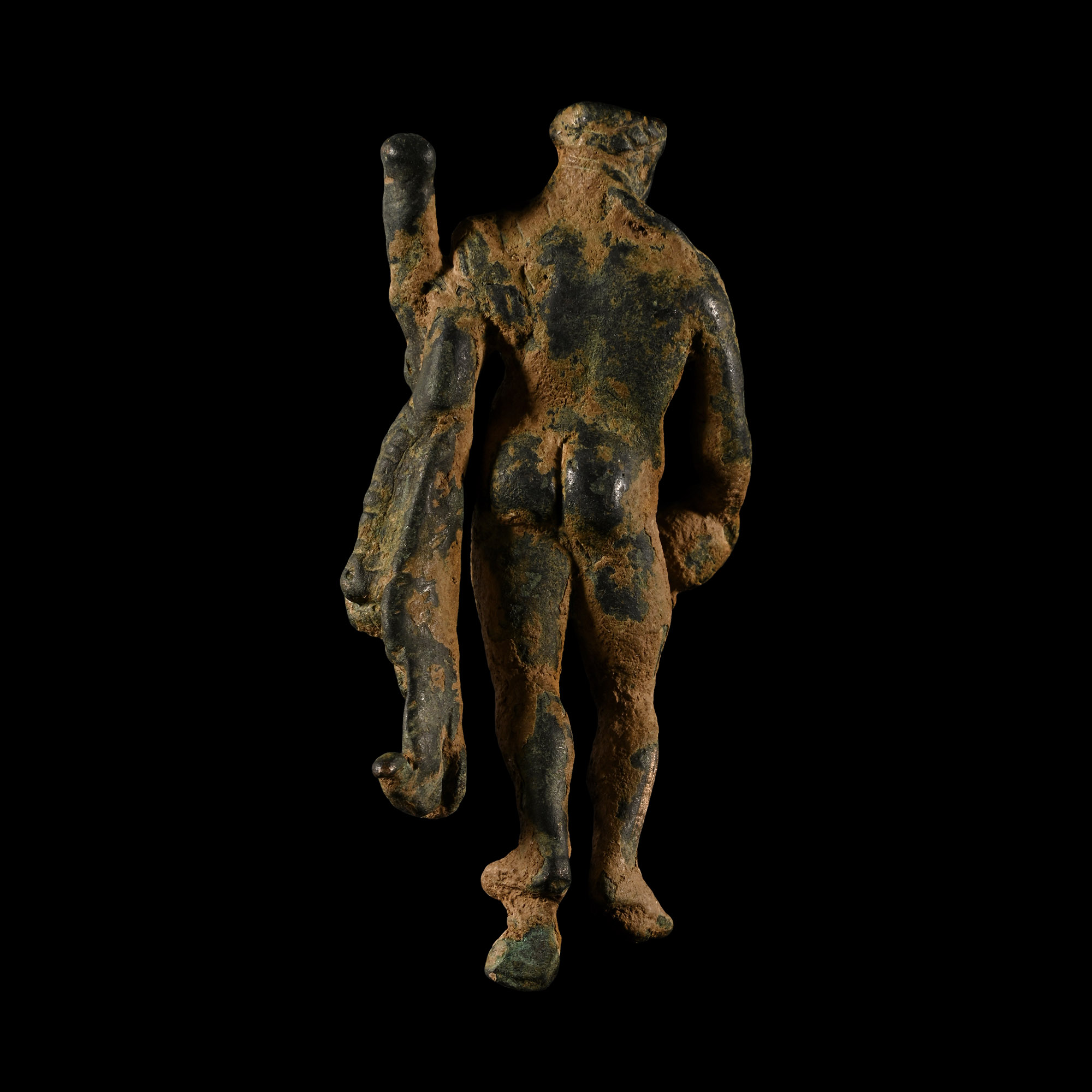 Roman Bronze Figure of Hercules