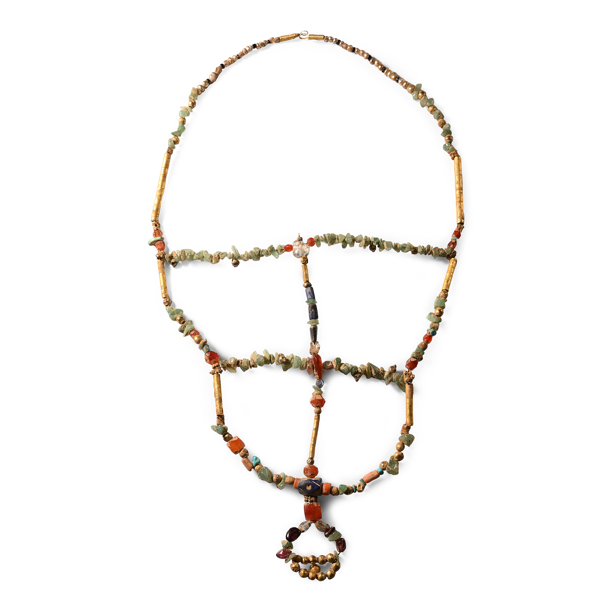 Western Asiatic Gold and Other Bead Necklace