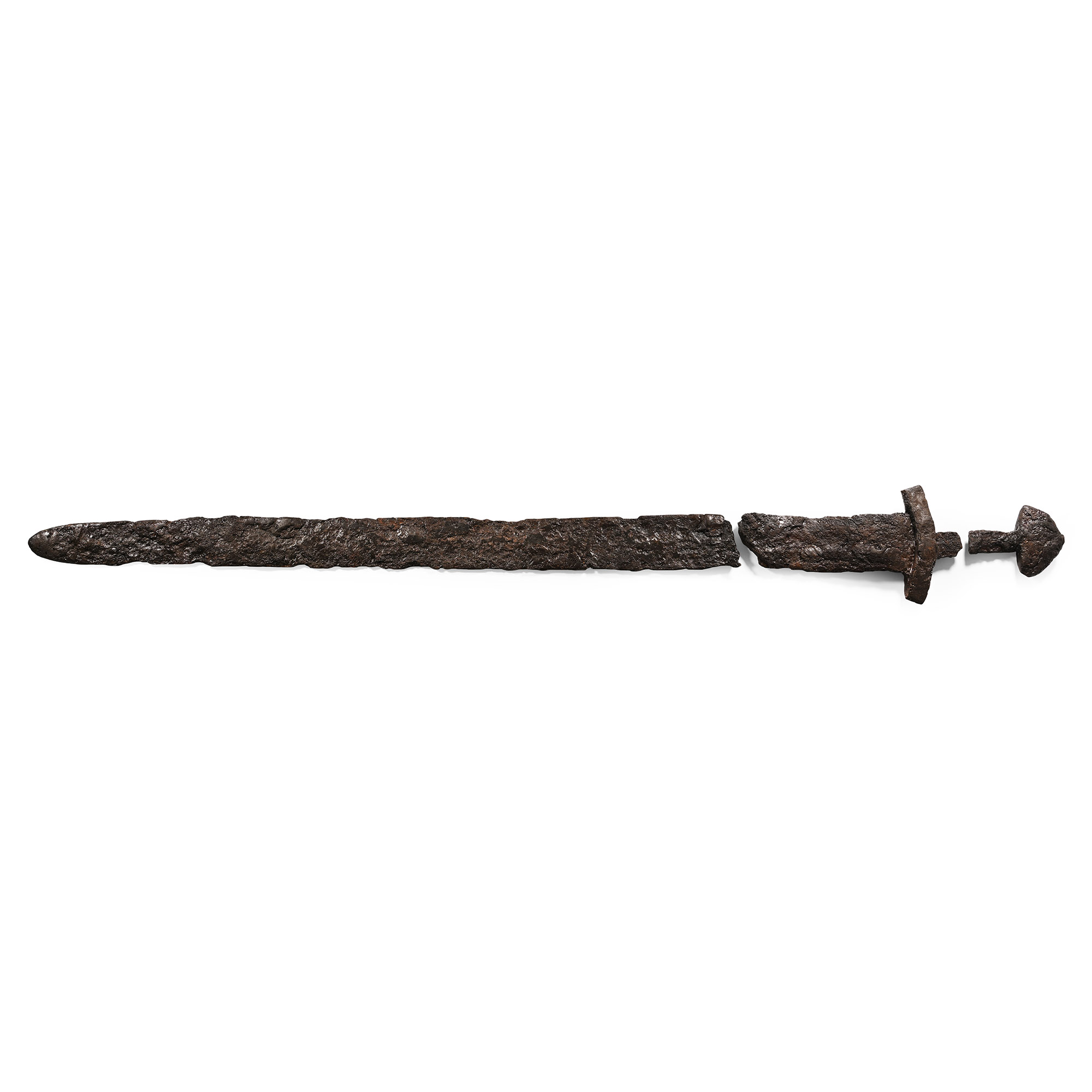 Scandinavian Viking Sacrificed Iron Sword