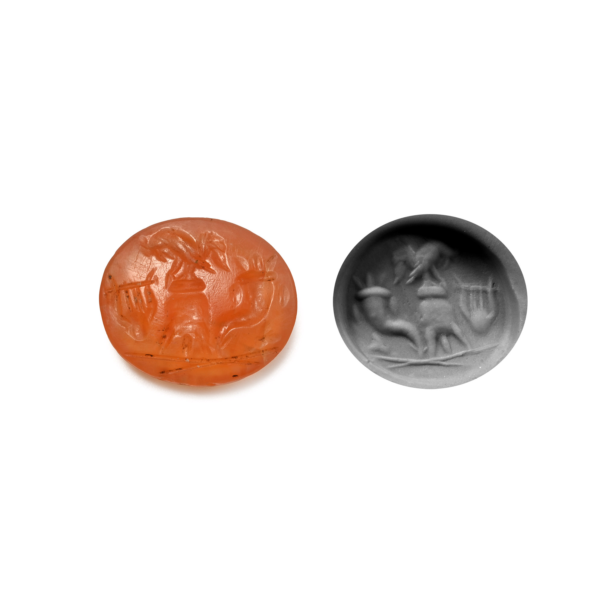 Roman Carnelian Eagle Gemstone