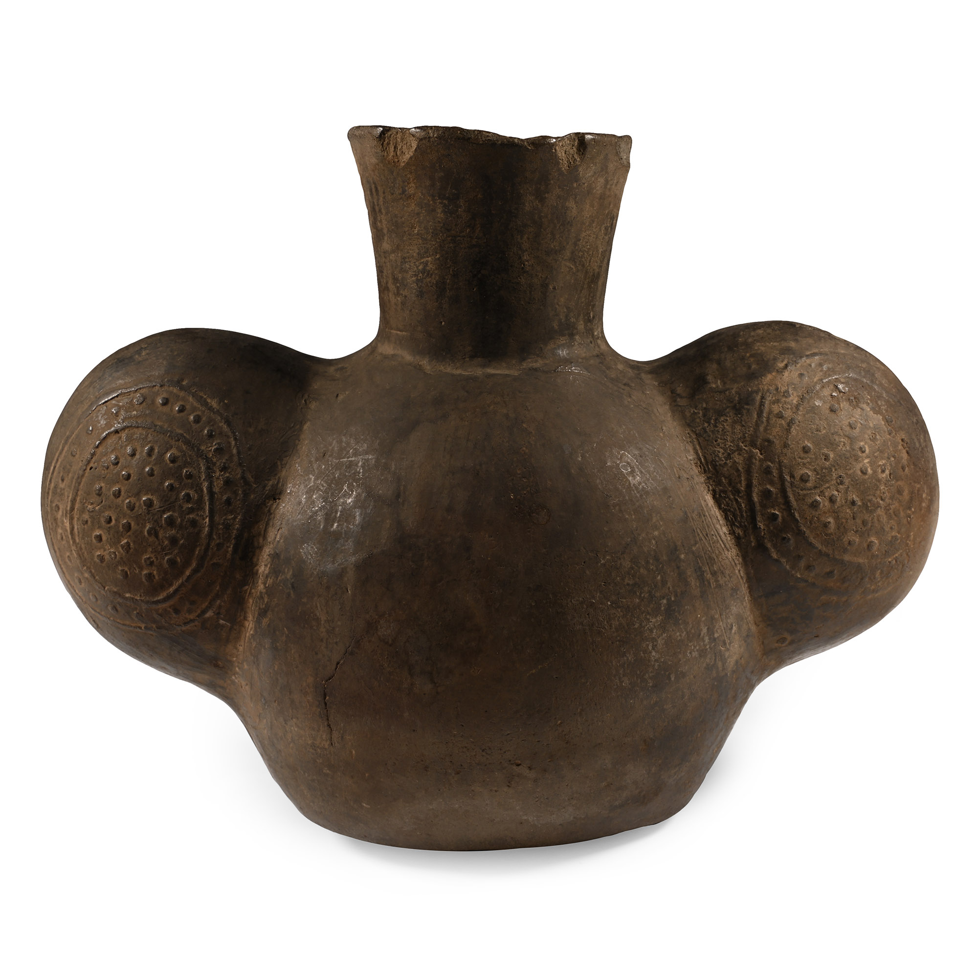 Pre Columbian Black Ware Vessel