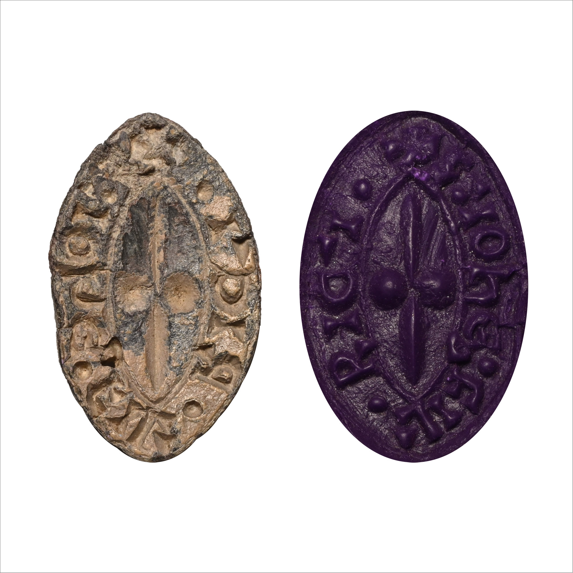 Medieval Lead Seal Matrix for John Son of Richard