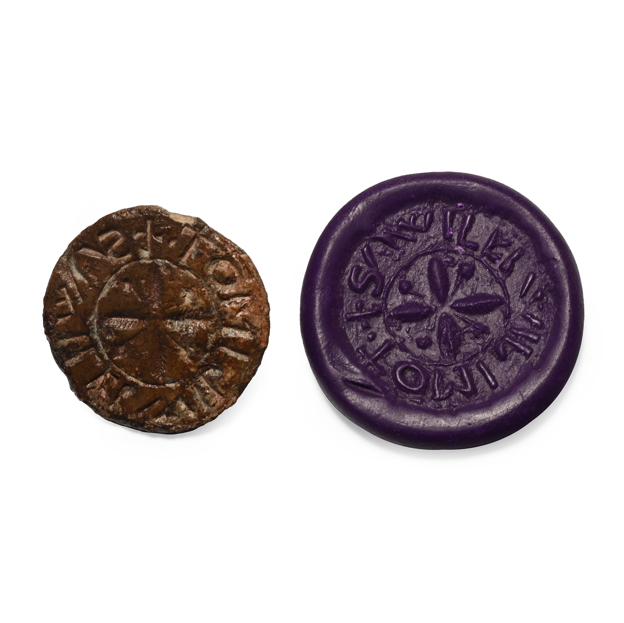 Medieval Lead Seal Matrix for William Willmott