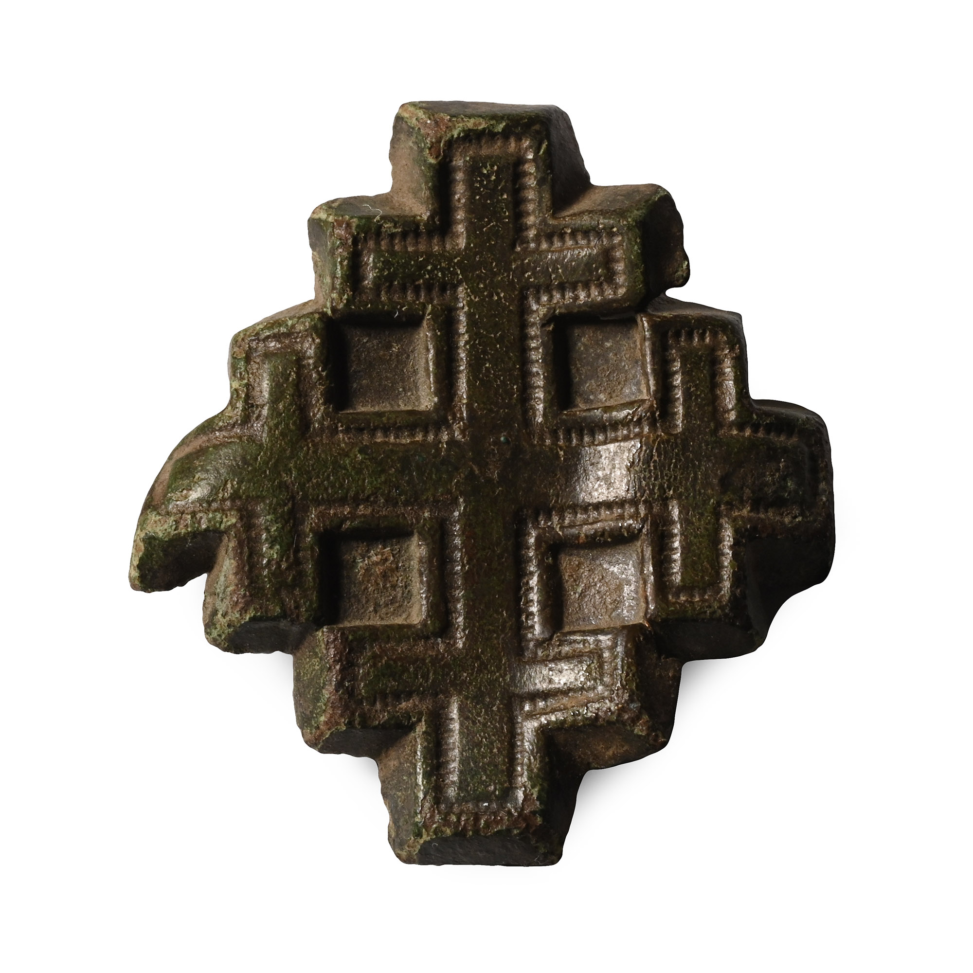 Medieval Bronze Knight's Holy Sepulchre Badge