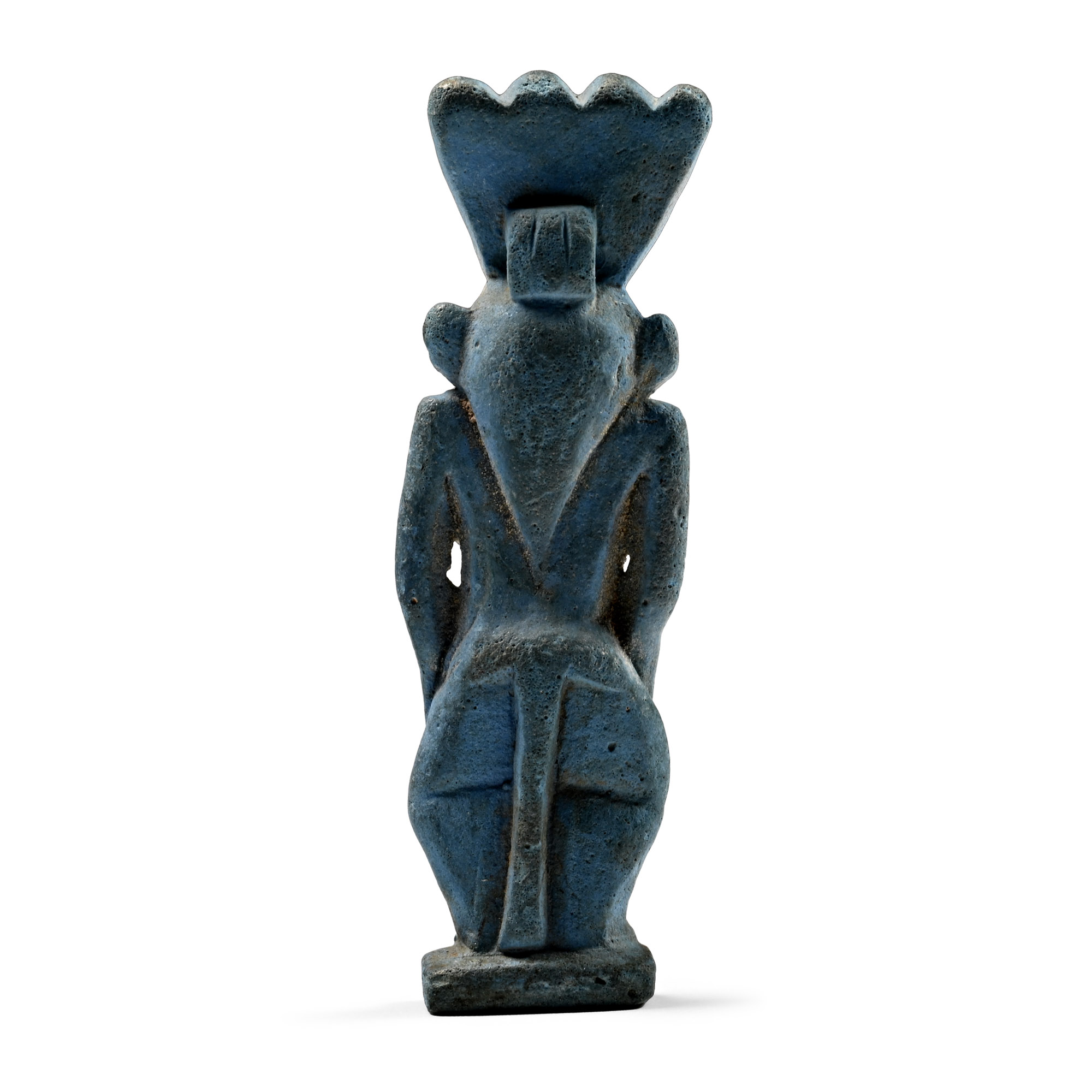 Egyptian Blue Amulet of Bes