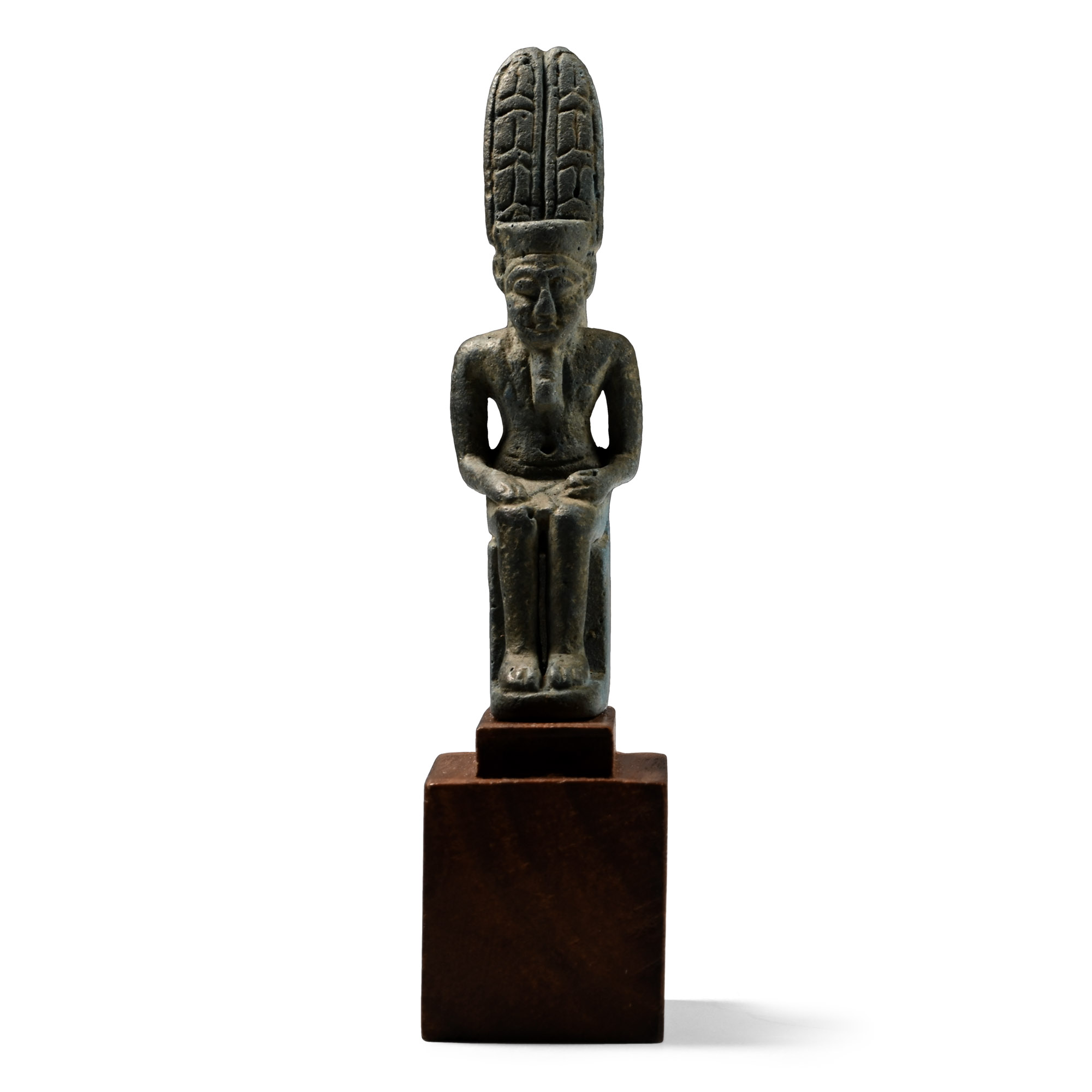 Egyptian Blue Amulet of Amun
