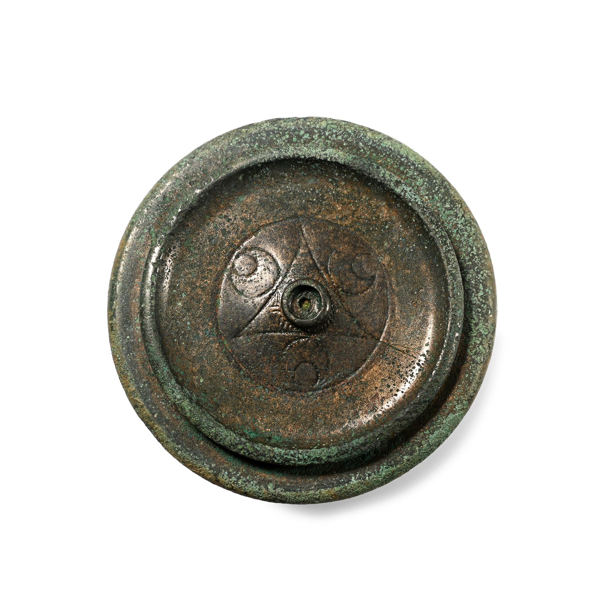 Celtic Iceni Decorated Bronze Horn Cap