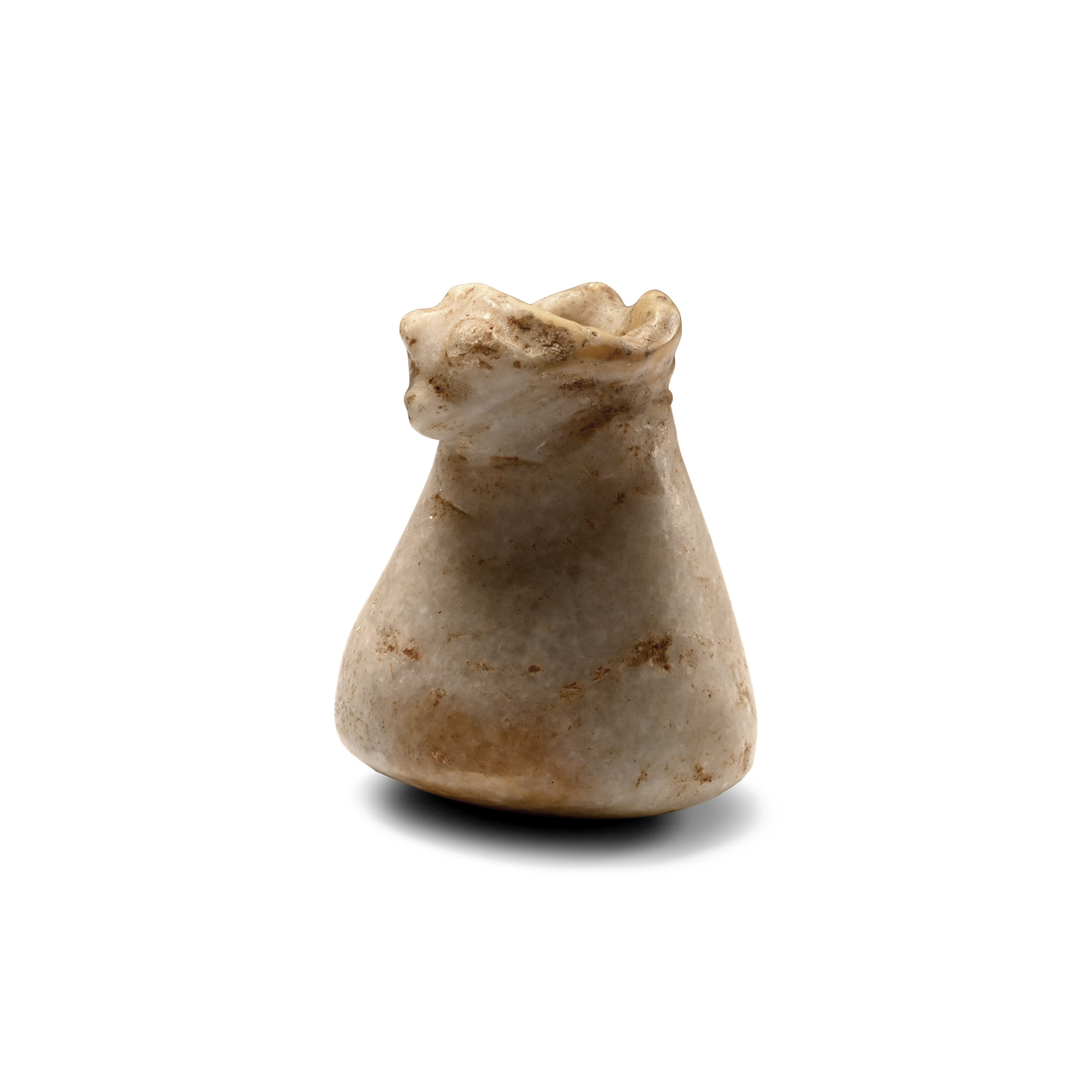 Sumerian Zoomorphic Alabaster Vessel