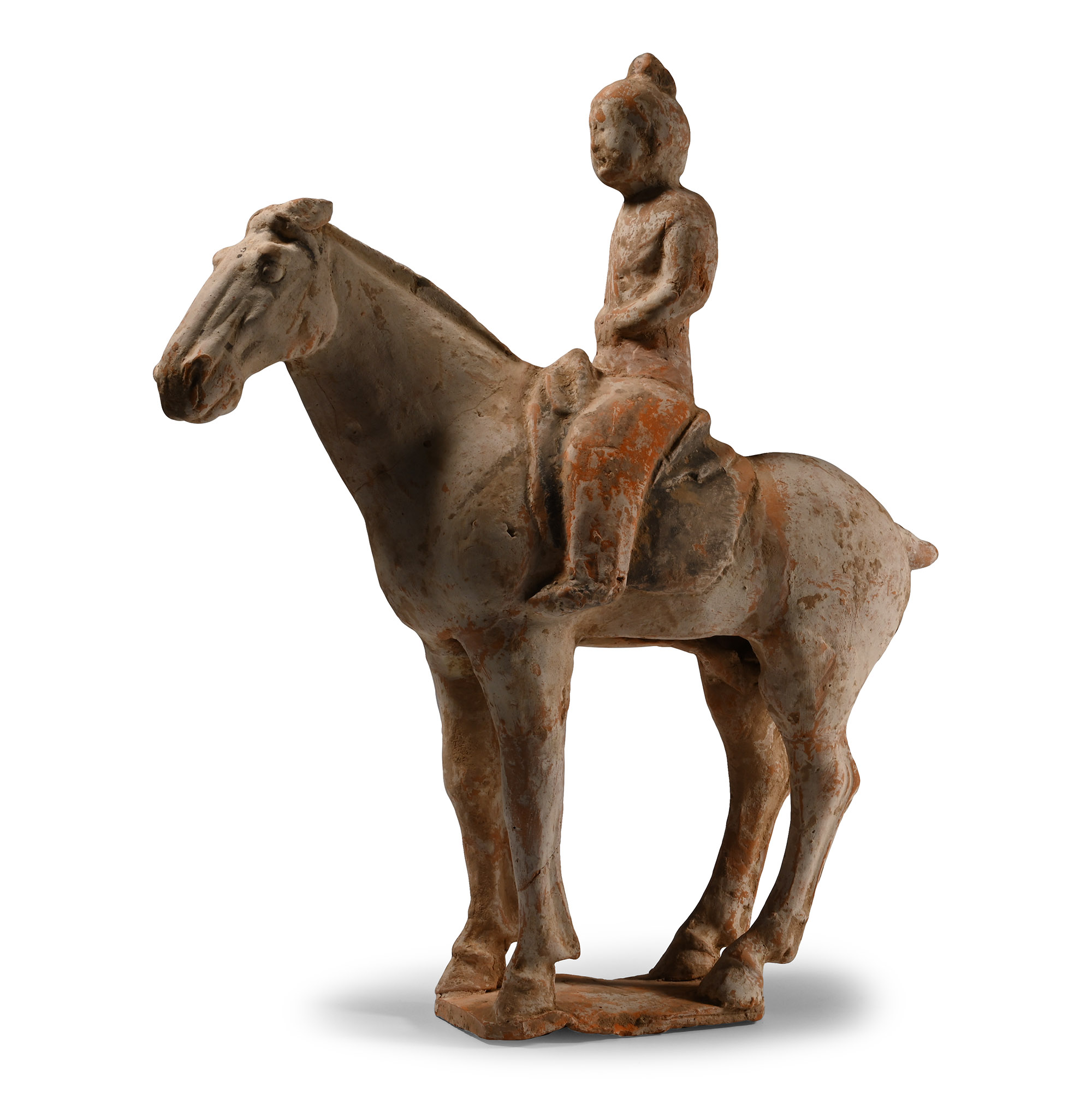 Chinese Tang Horse and Female Rider