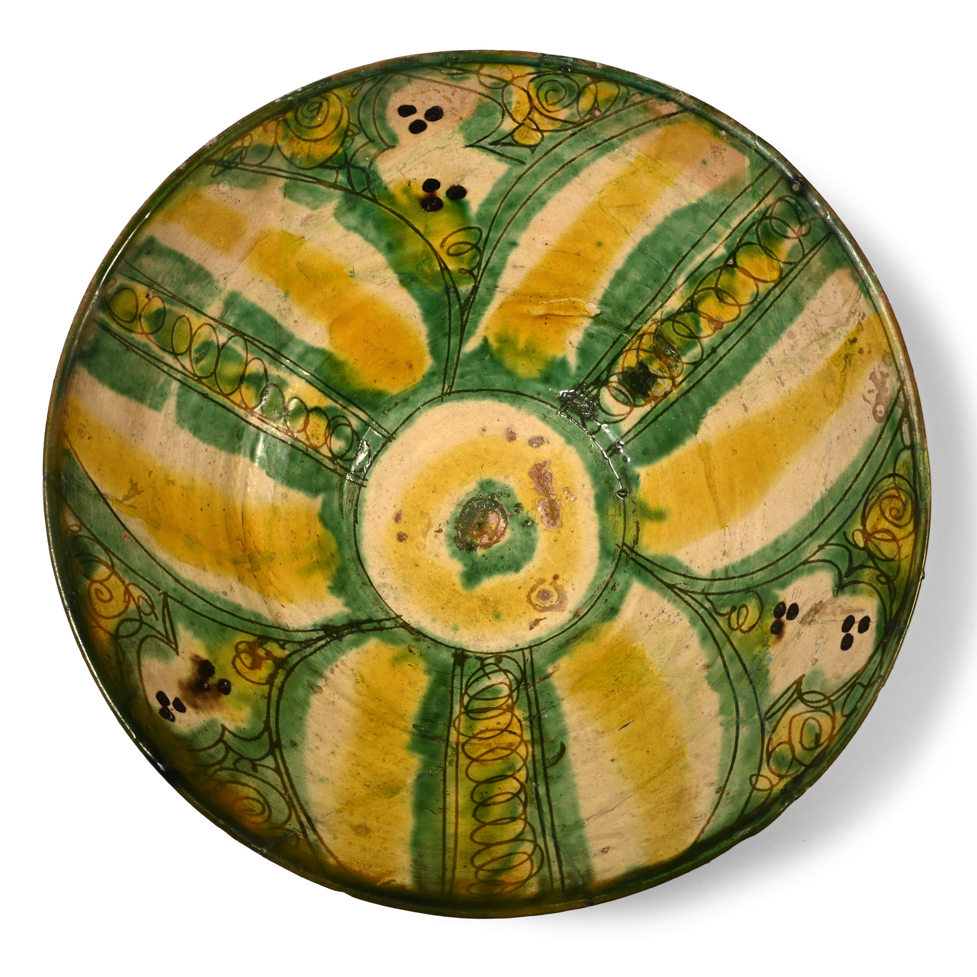 Nishapur Terracotta Glazed Bowl