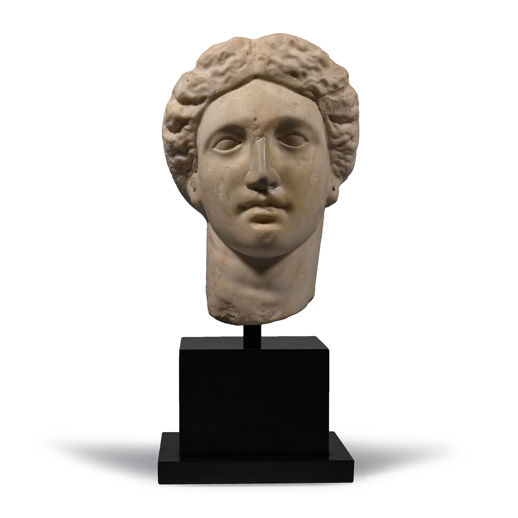 Hellenistic Marble Head of a Goddess