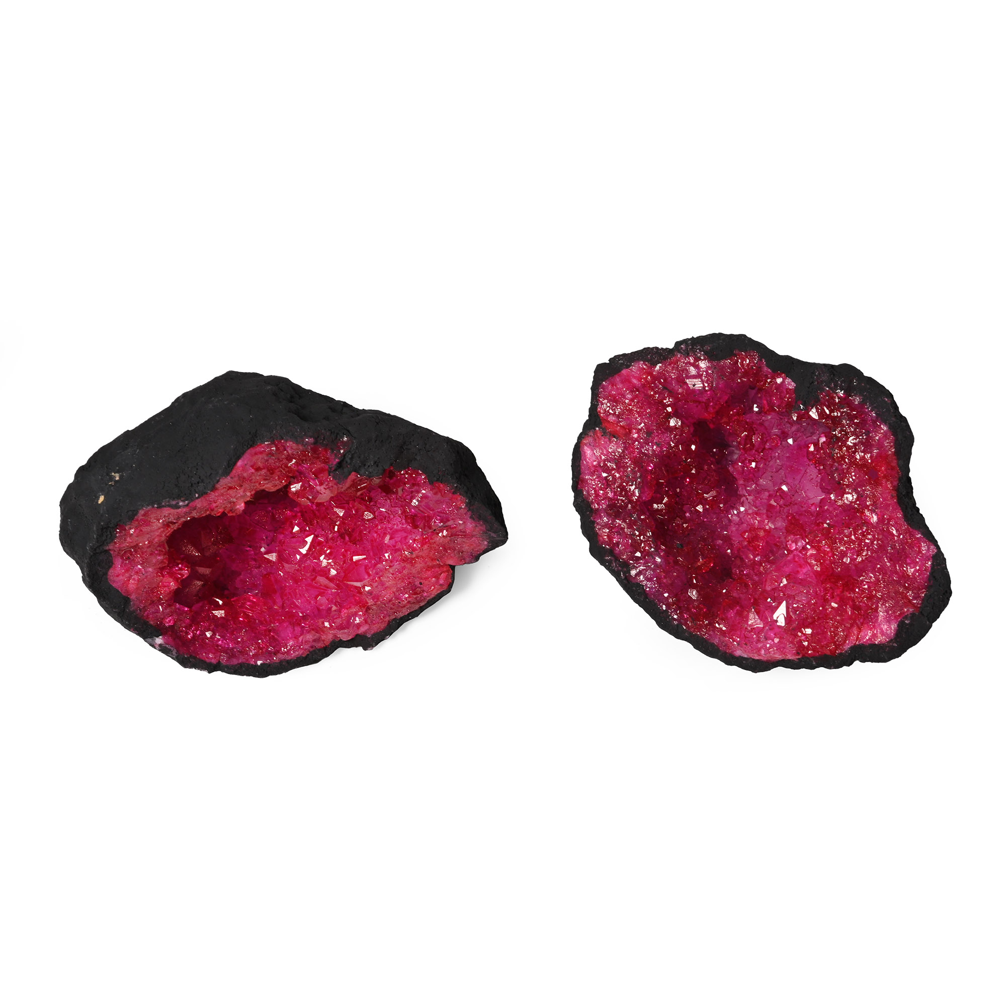Coloured Quartz Crystal Geode Nodule