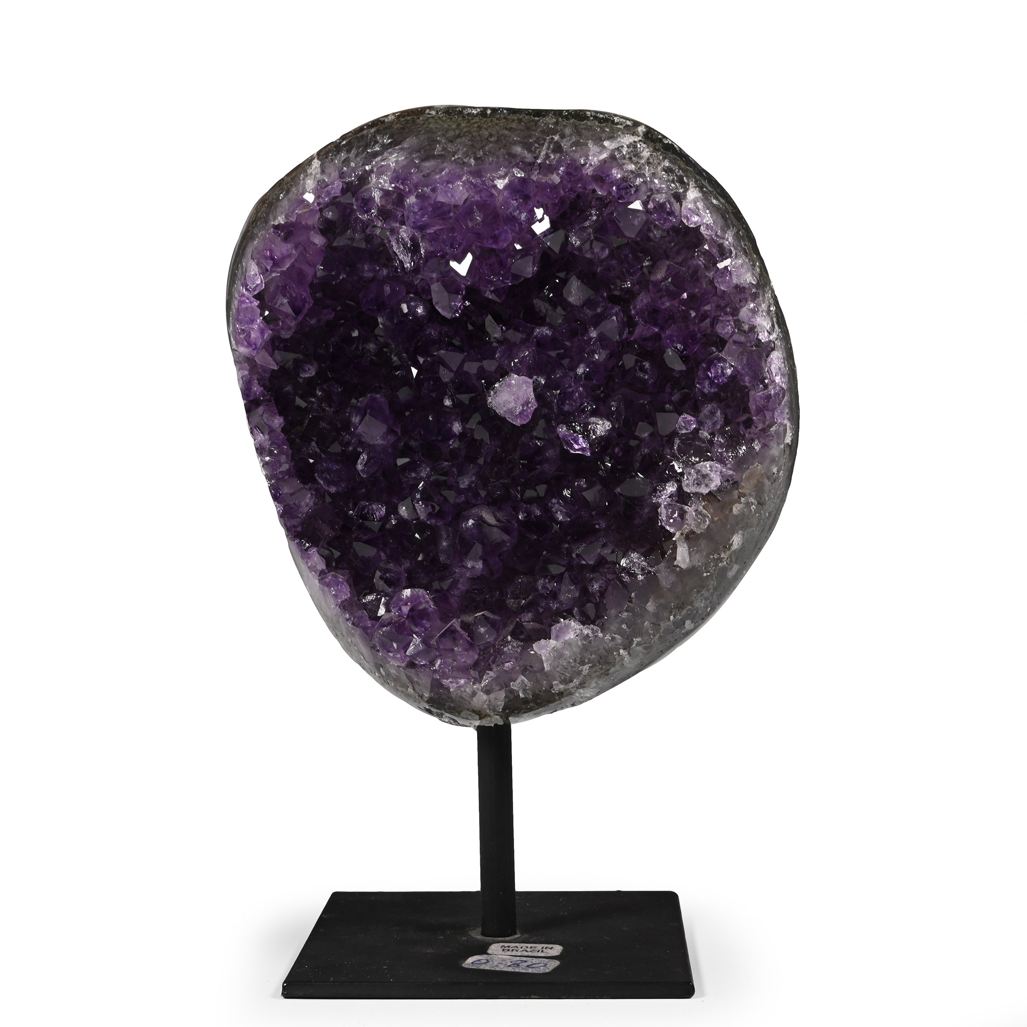 Amethyst Crystal Display on Stand