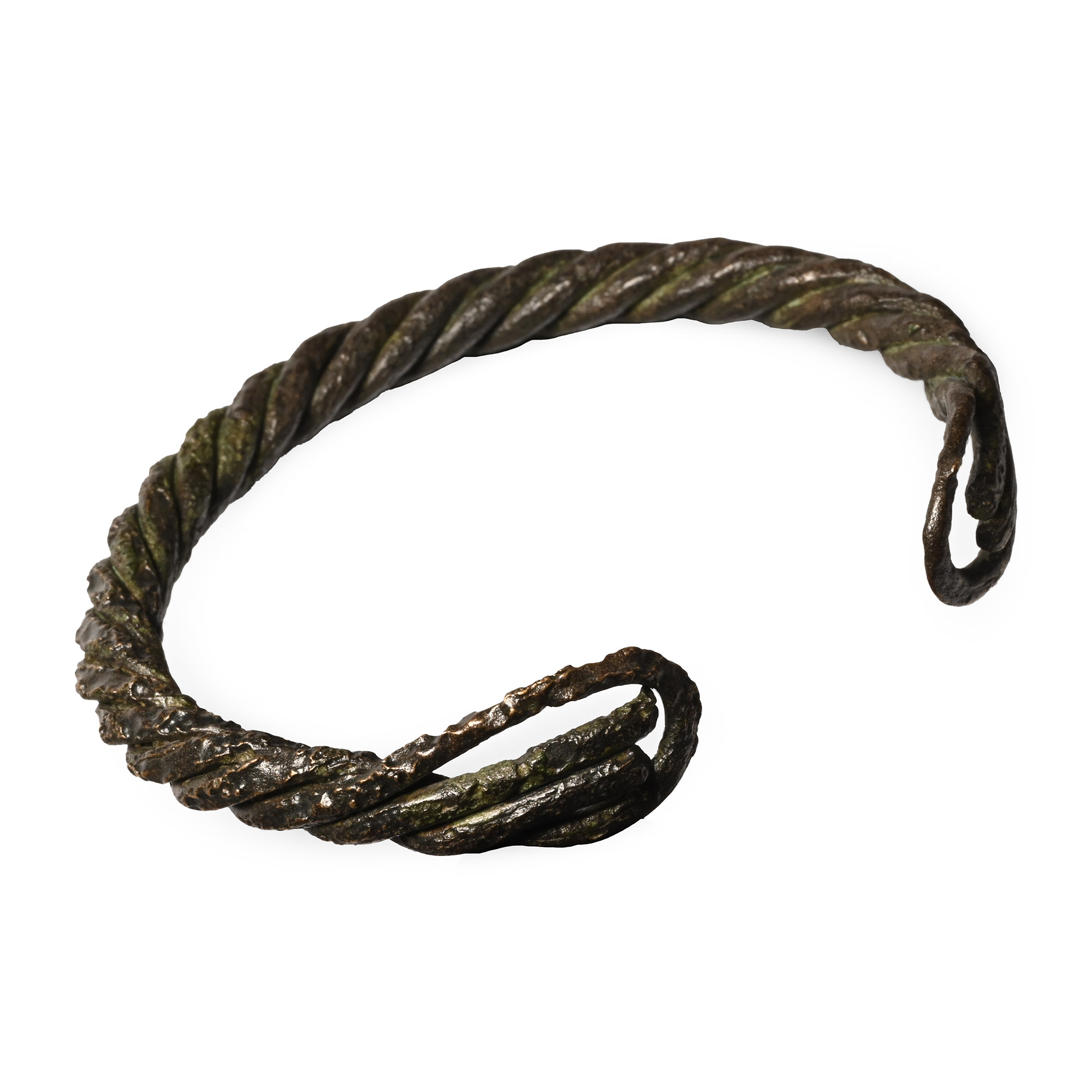 Viking Age Bronze Twisted Bracelet