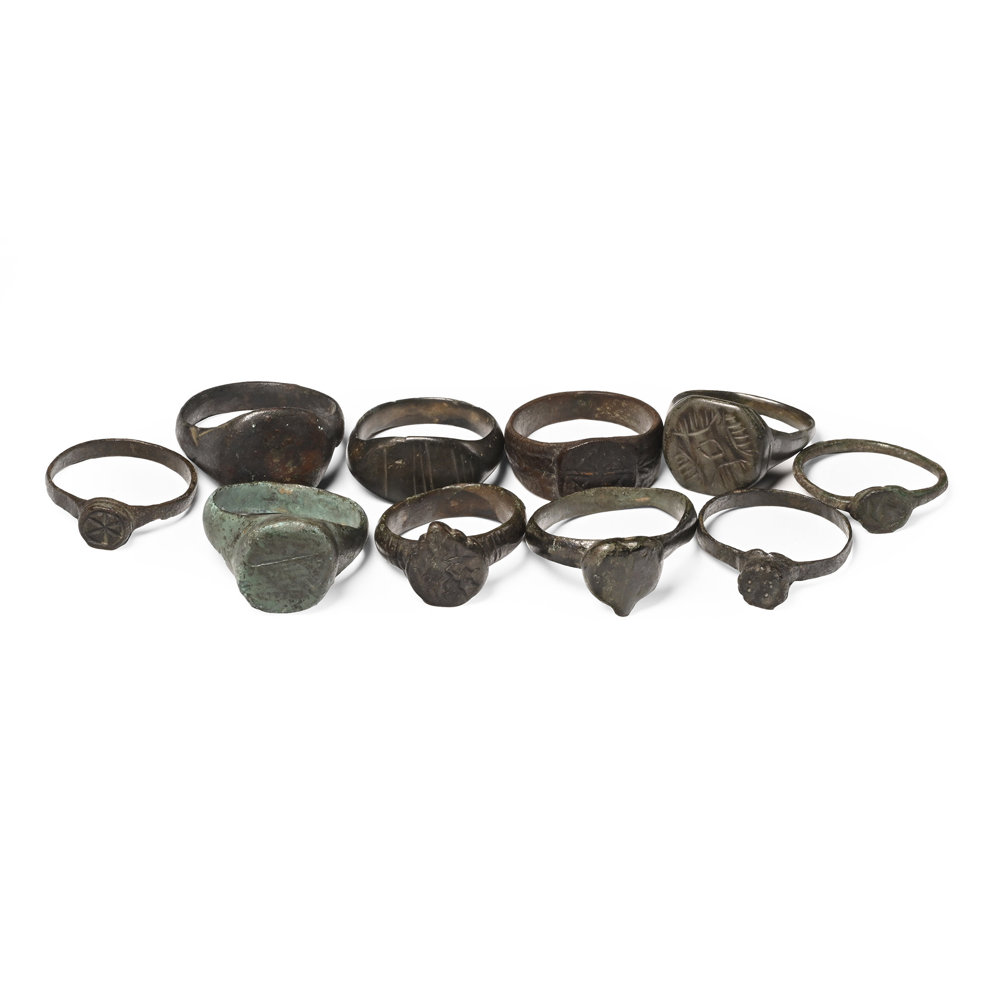 Roman to Medieval Bronze Ring Collection