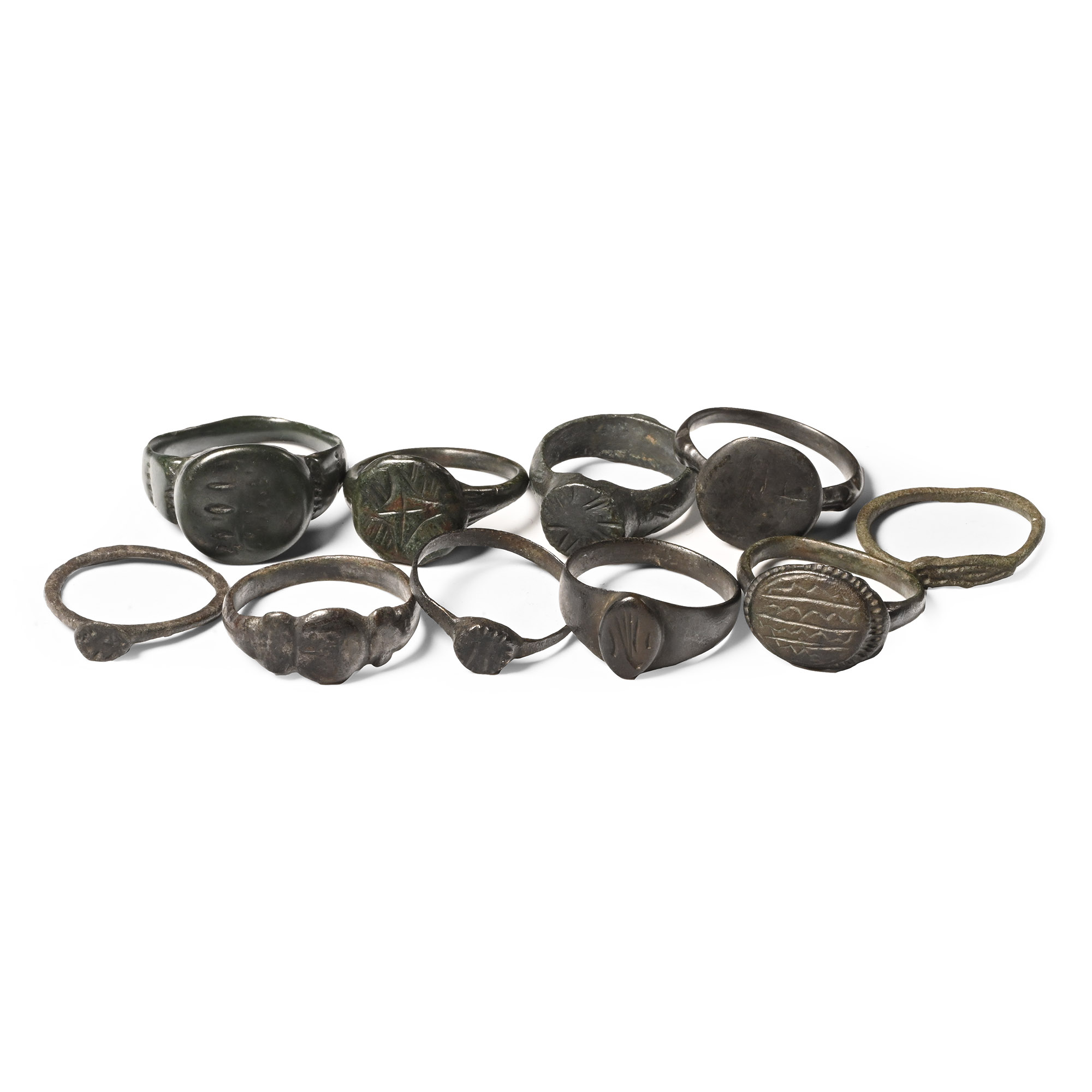 Roman to Medieval Bronze Ring Collection