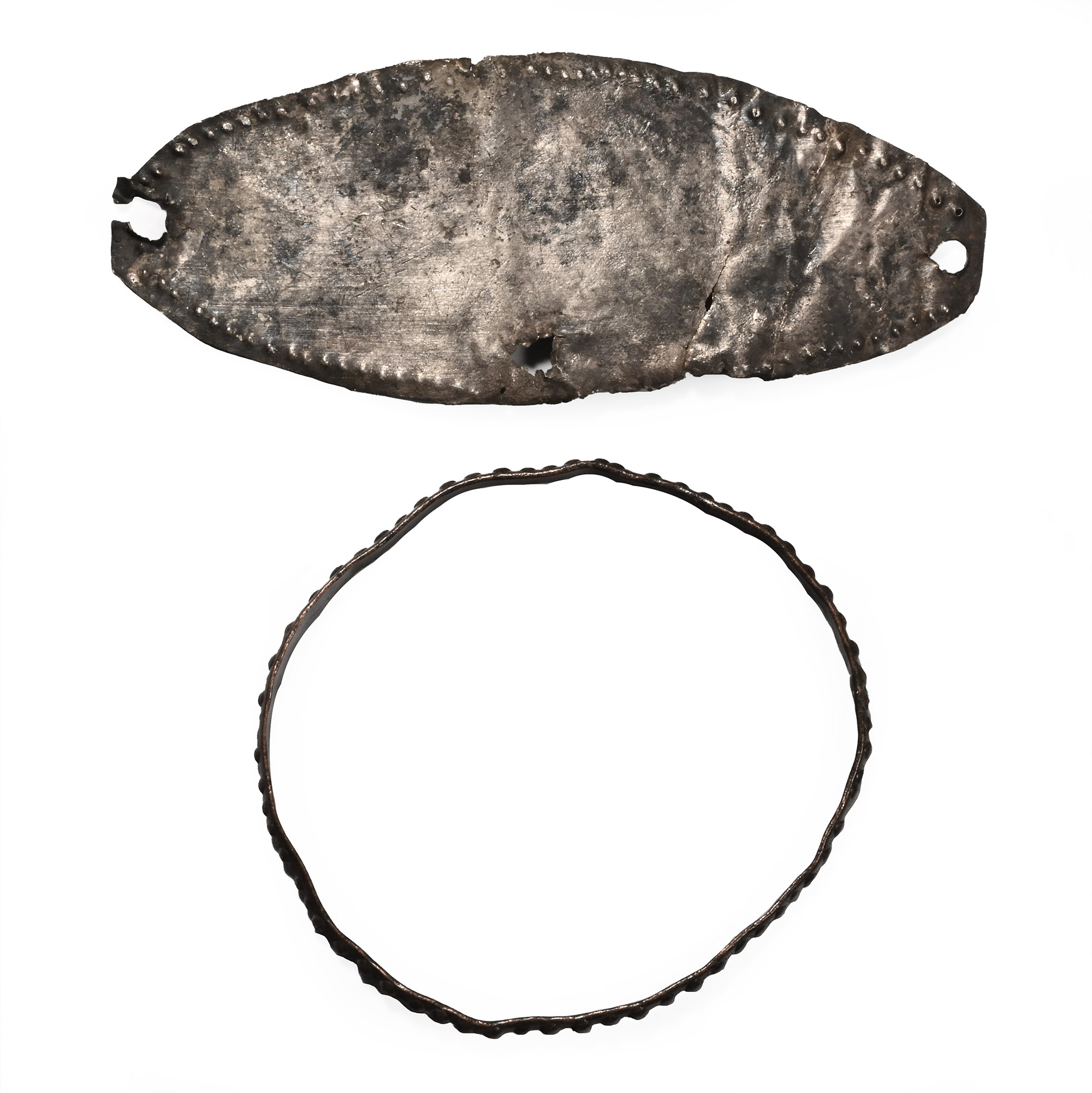 Celtic Silver and Bronze Jewellery Group