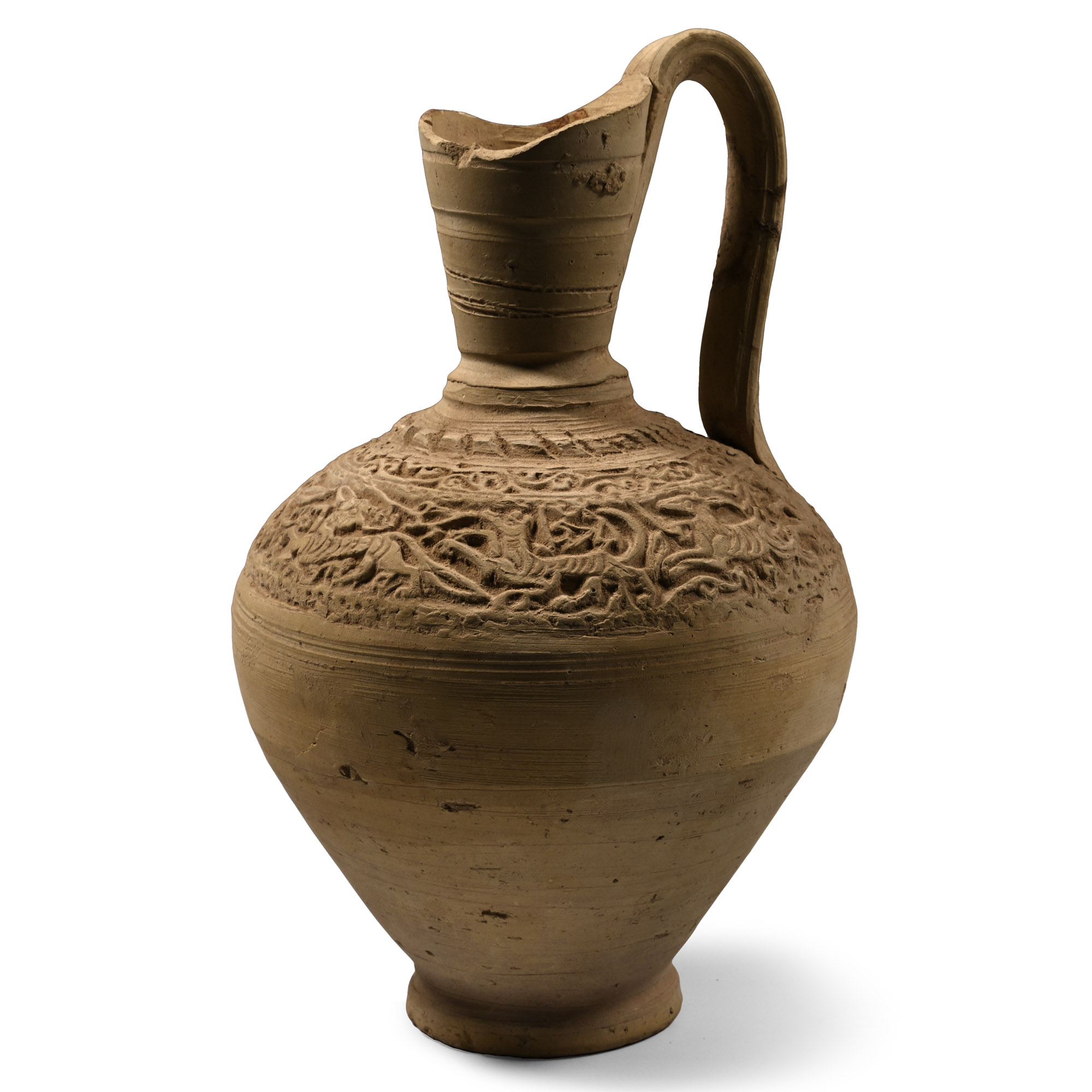 Samanid Terracotta Ewer