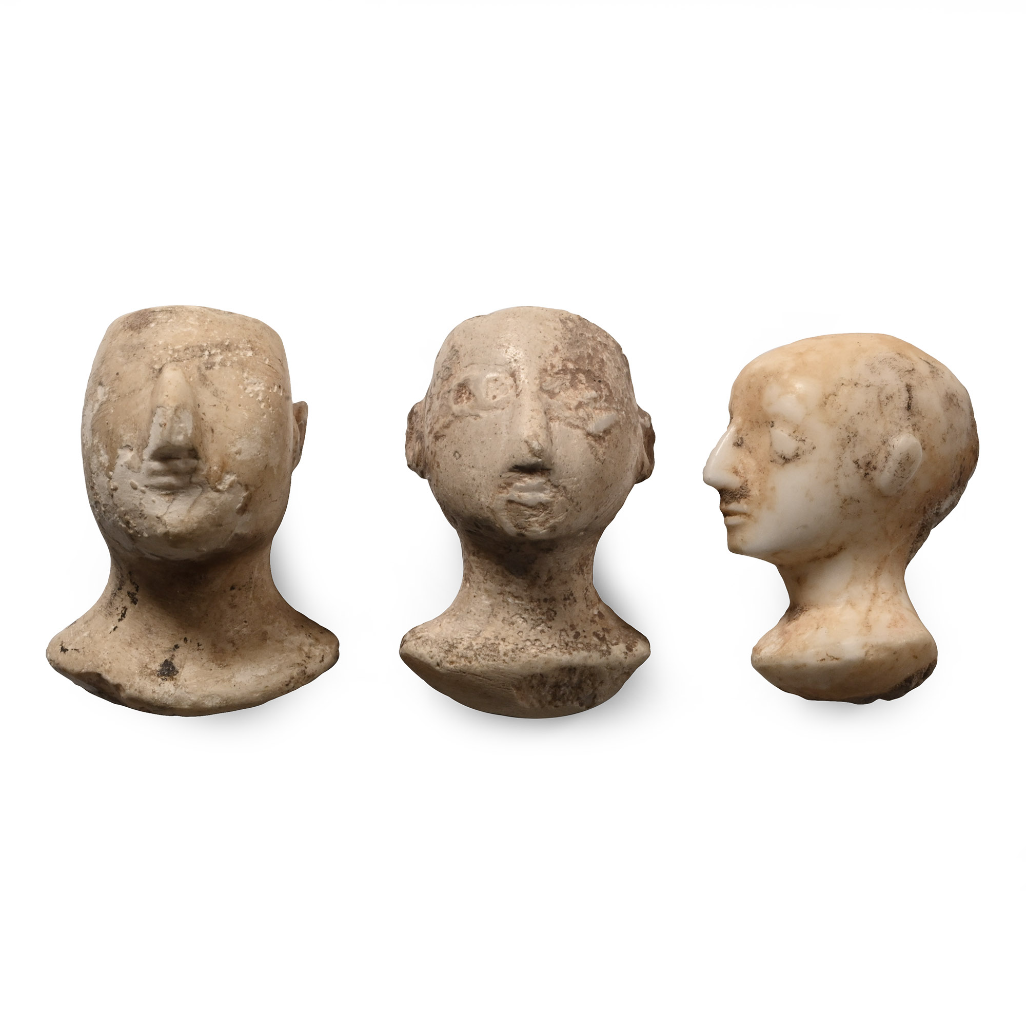 Bactrian Style Stone Idol Head Collection