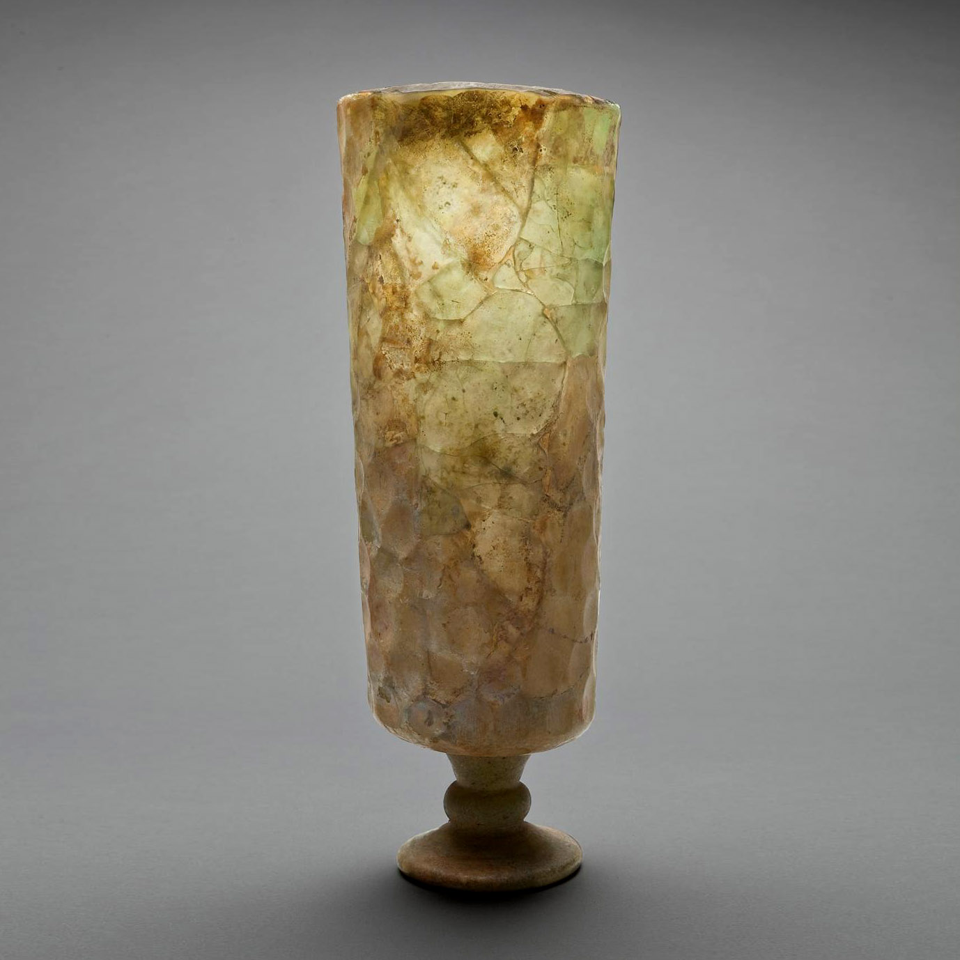 Monumental Sasanian Cut Glass Goblet