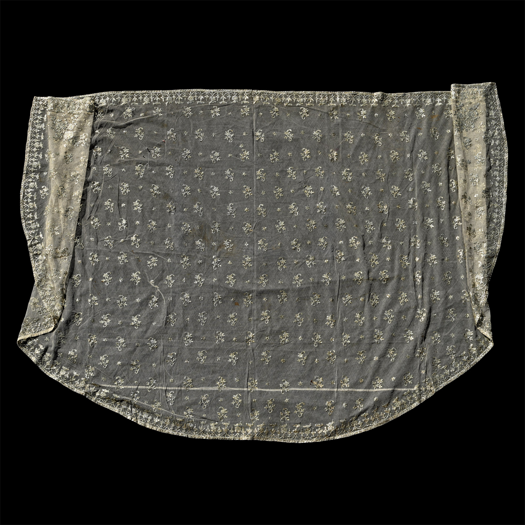 Western Asiatic Textile with Gold Embroidery