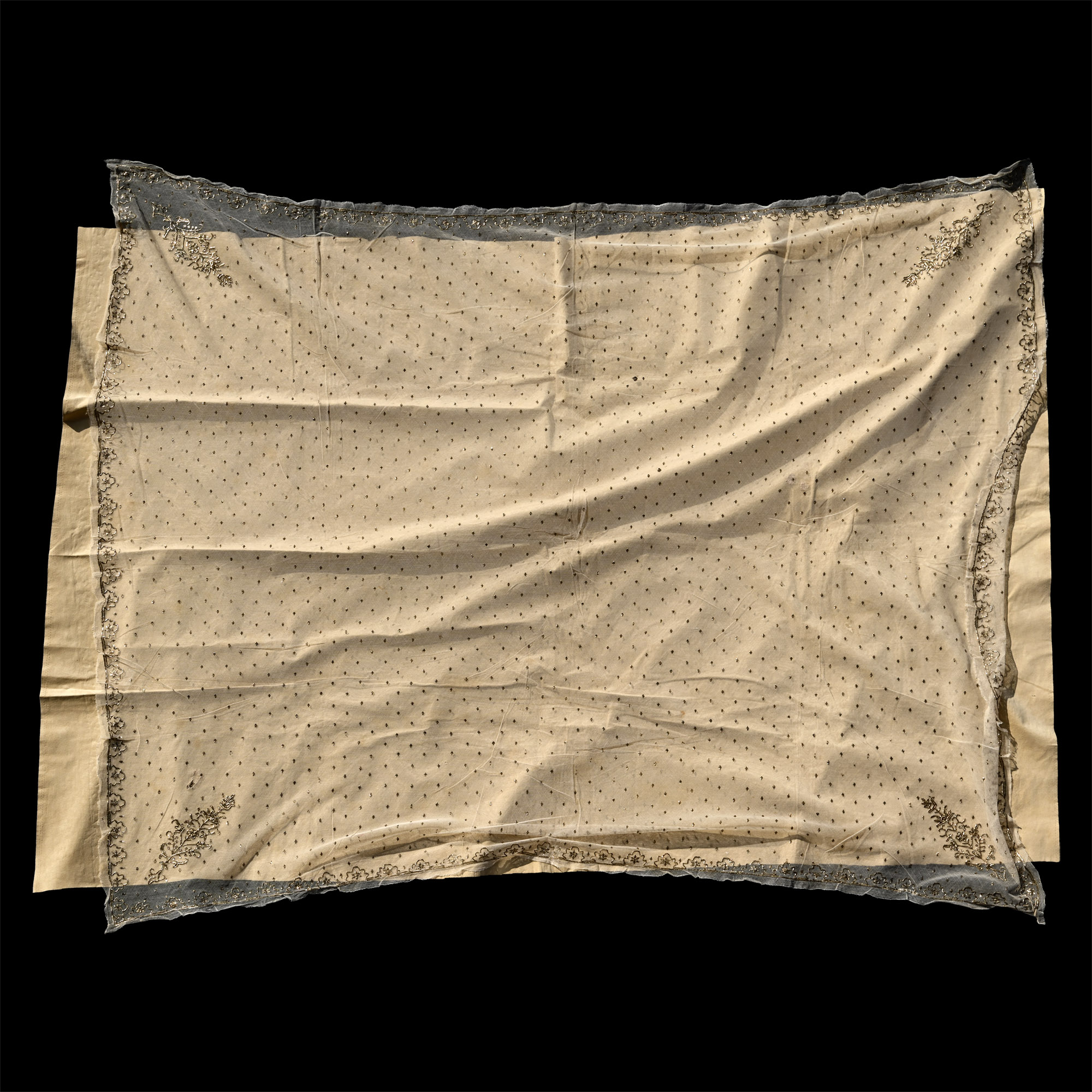 Western Asiatic Textile with Gold Embroidery