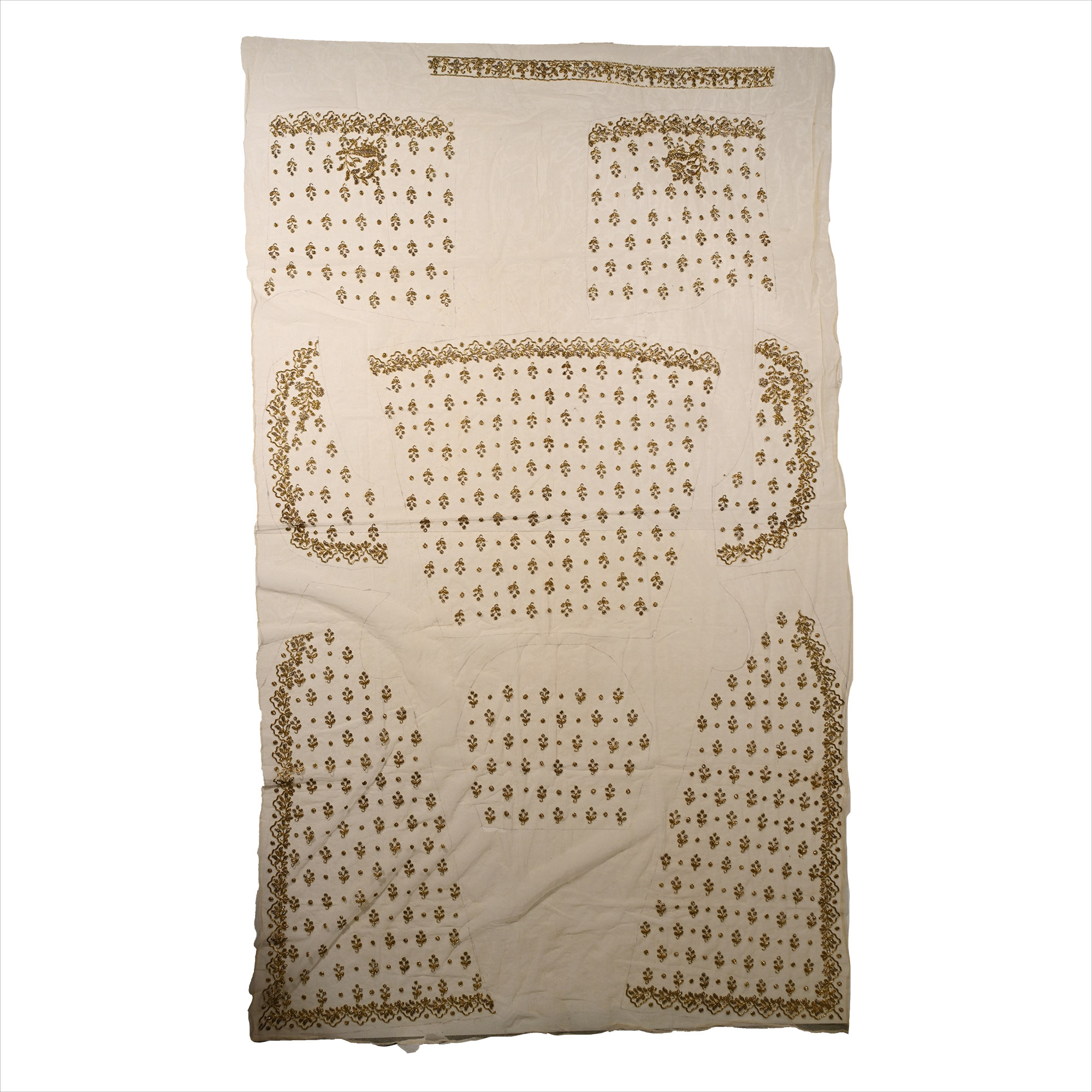 Western Asiatic Textile with Gold Embroidery