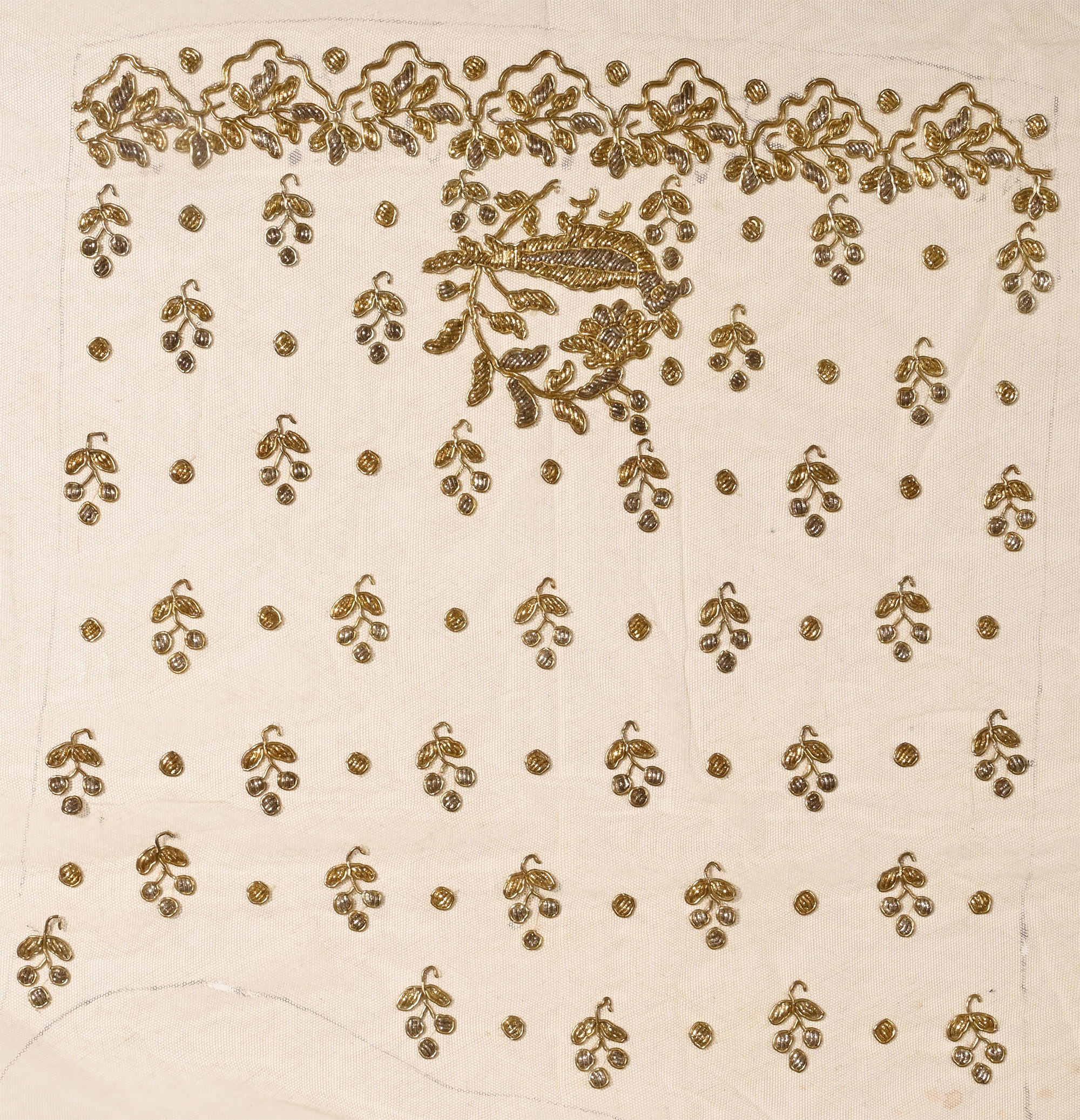 Western Asiatic Textile with Gold Embroidery