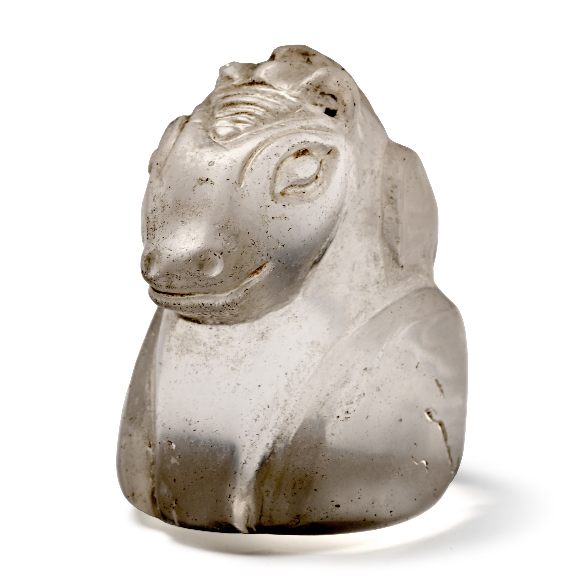 Western Asiatic Rock Crystal Chess Piece