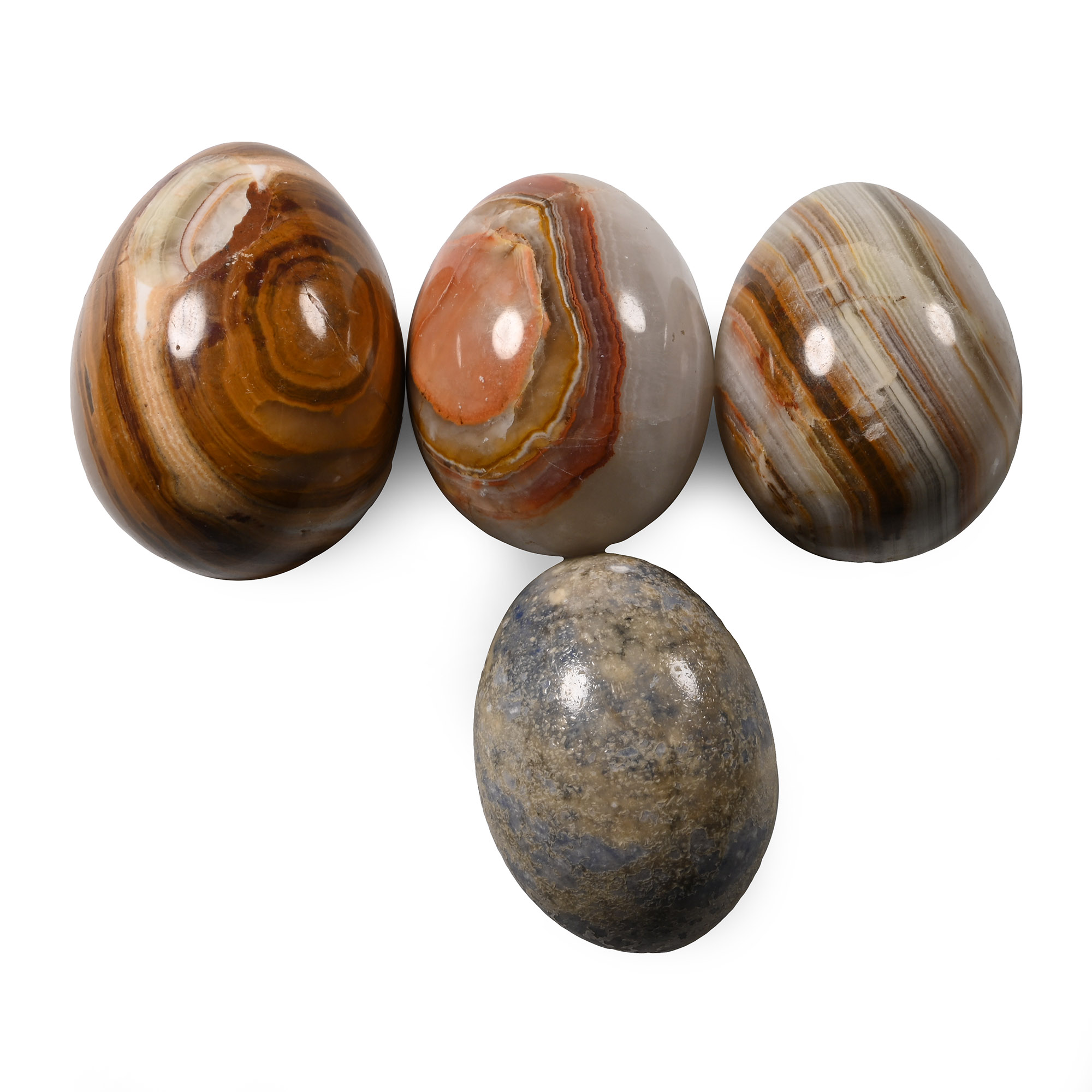 Polished Mineral Specimen Egg Collection