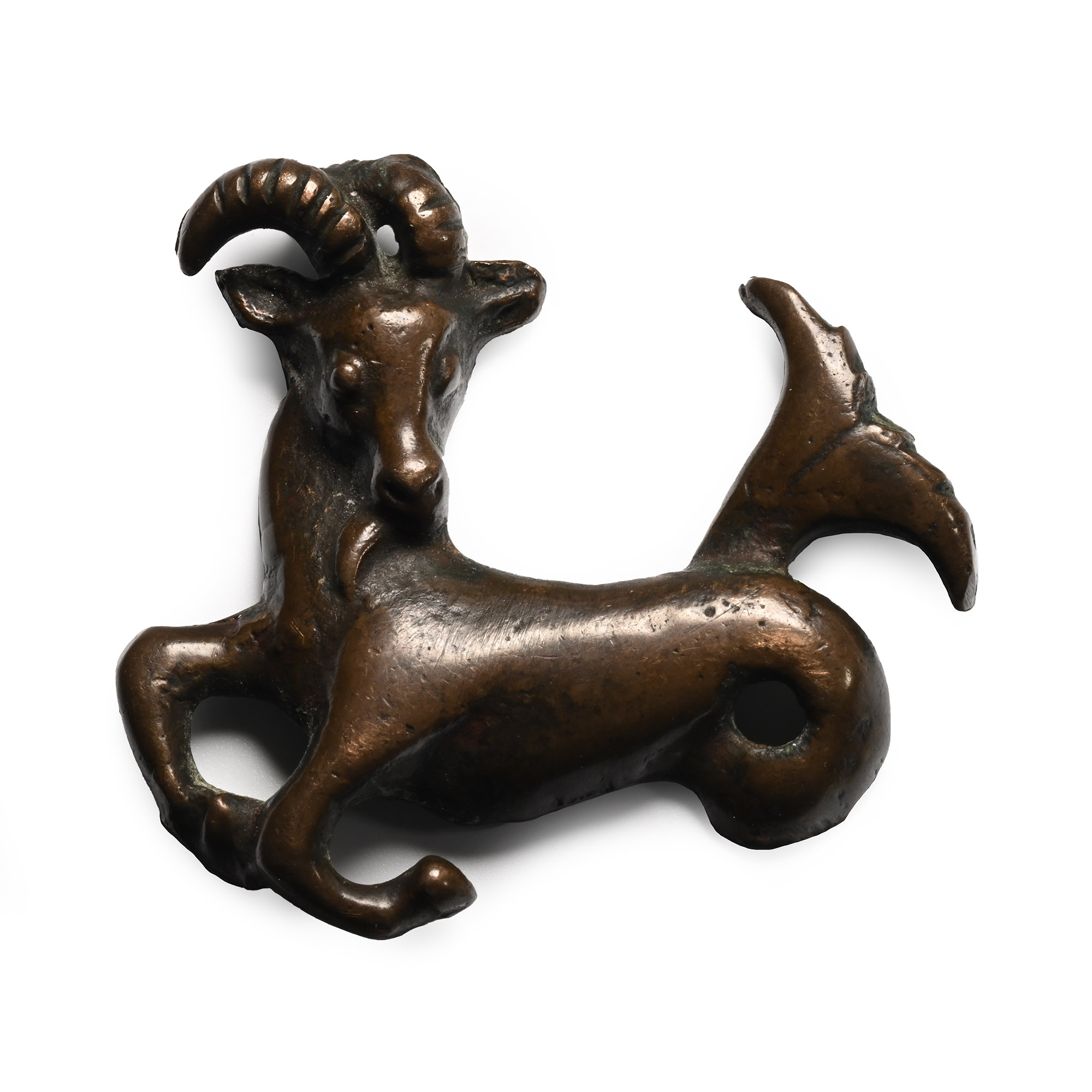 Sasanian Bronze Capricorn Mount