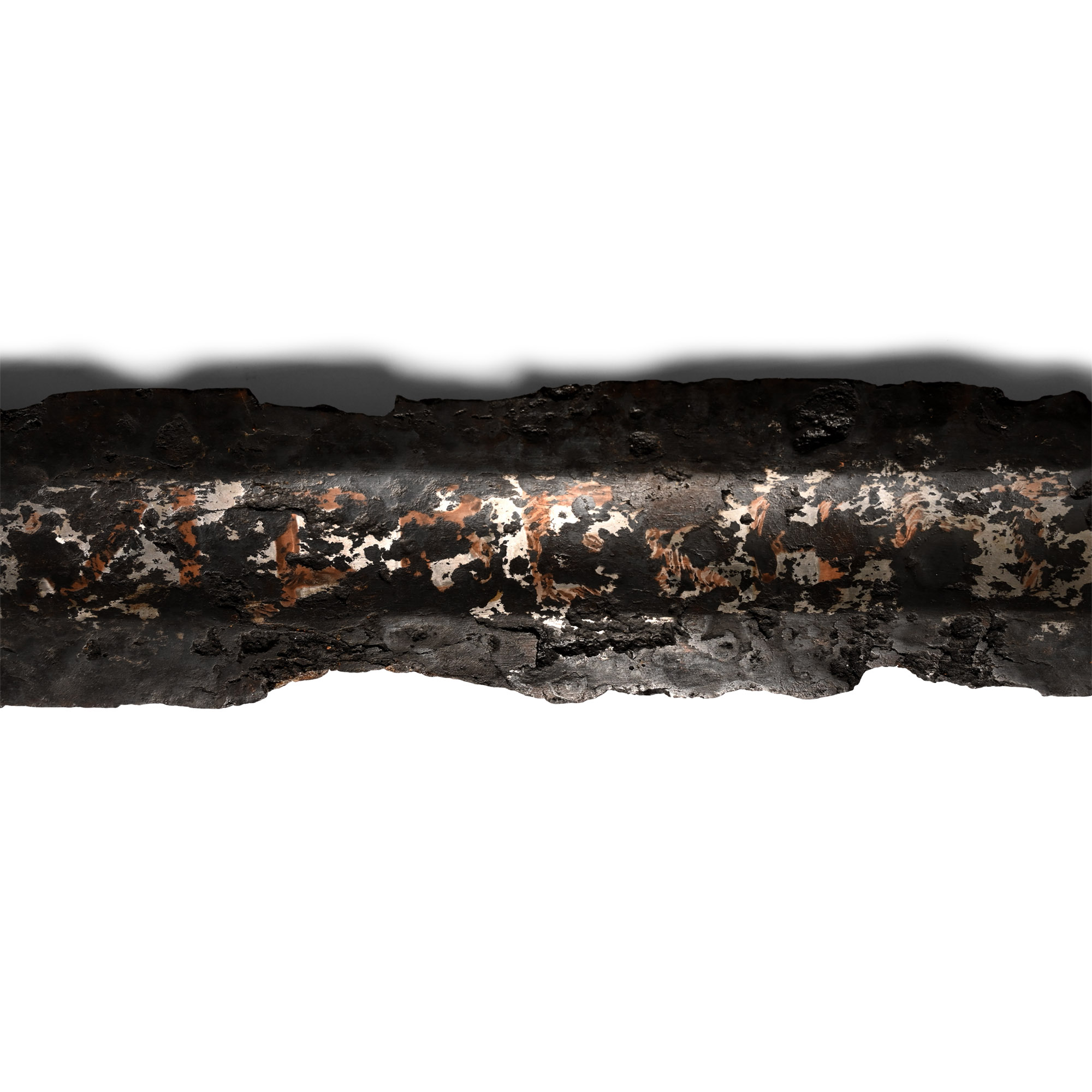 Viking Iron 'ULFBERH+T' Silver and Laten Inlaid Sword