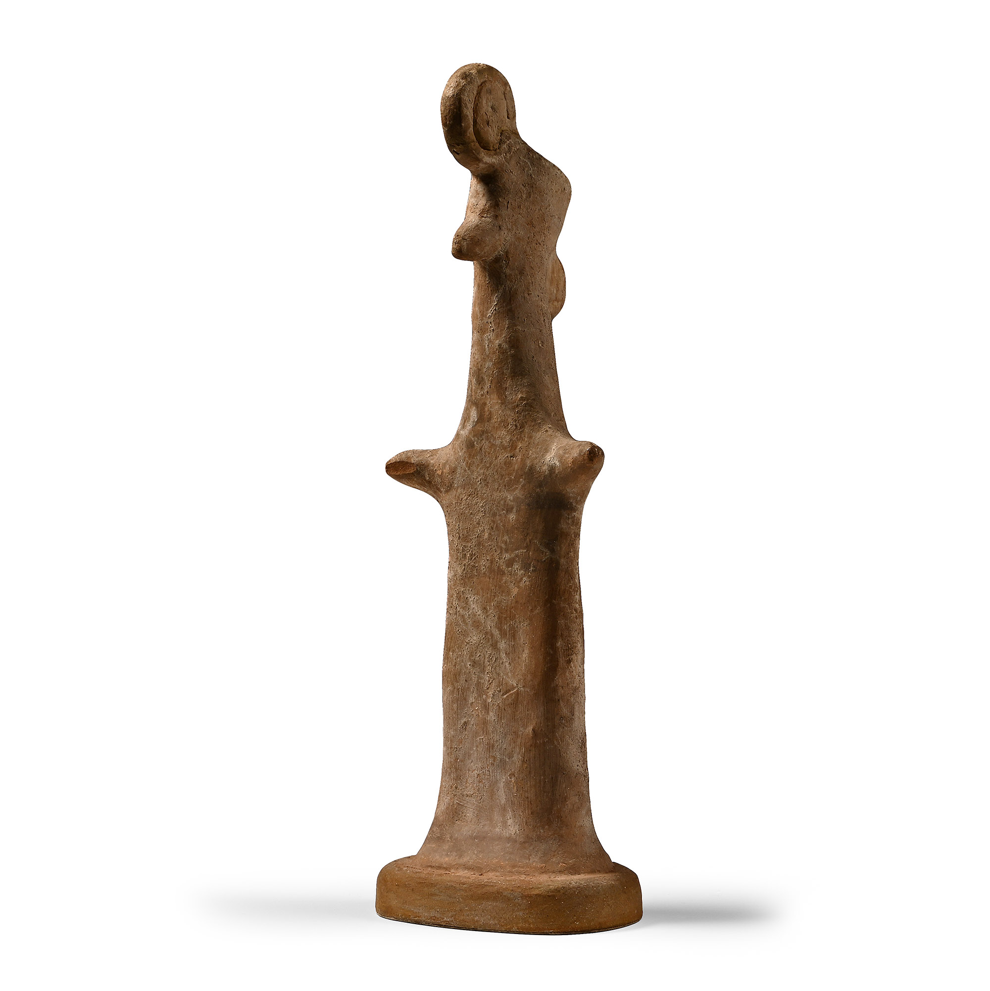 Greek Boeotian Ceramic Pappades Figure