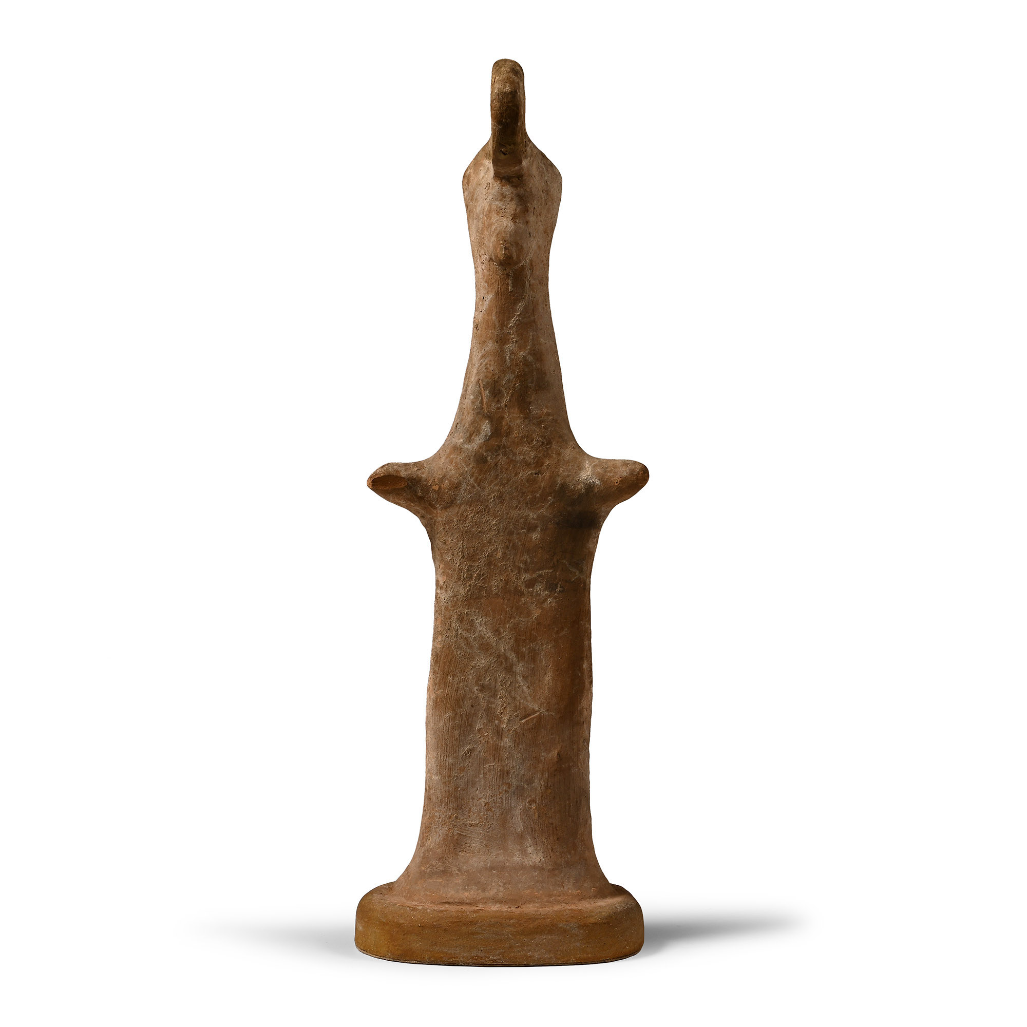 Greek Boeotian Ceramic Pappades Figure