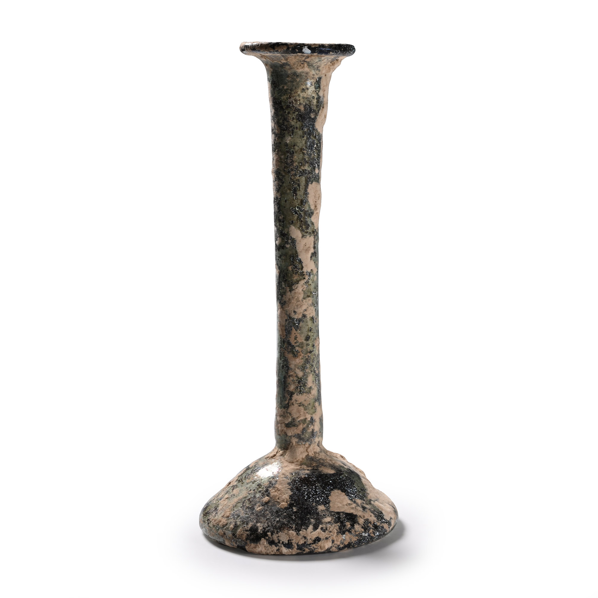 Roman Glass Candlestick Unguentarium