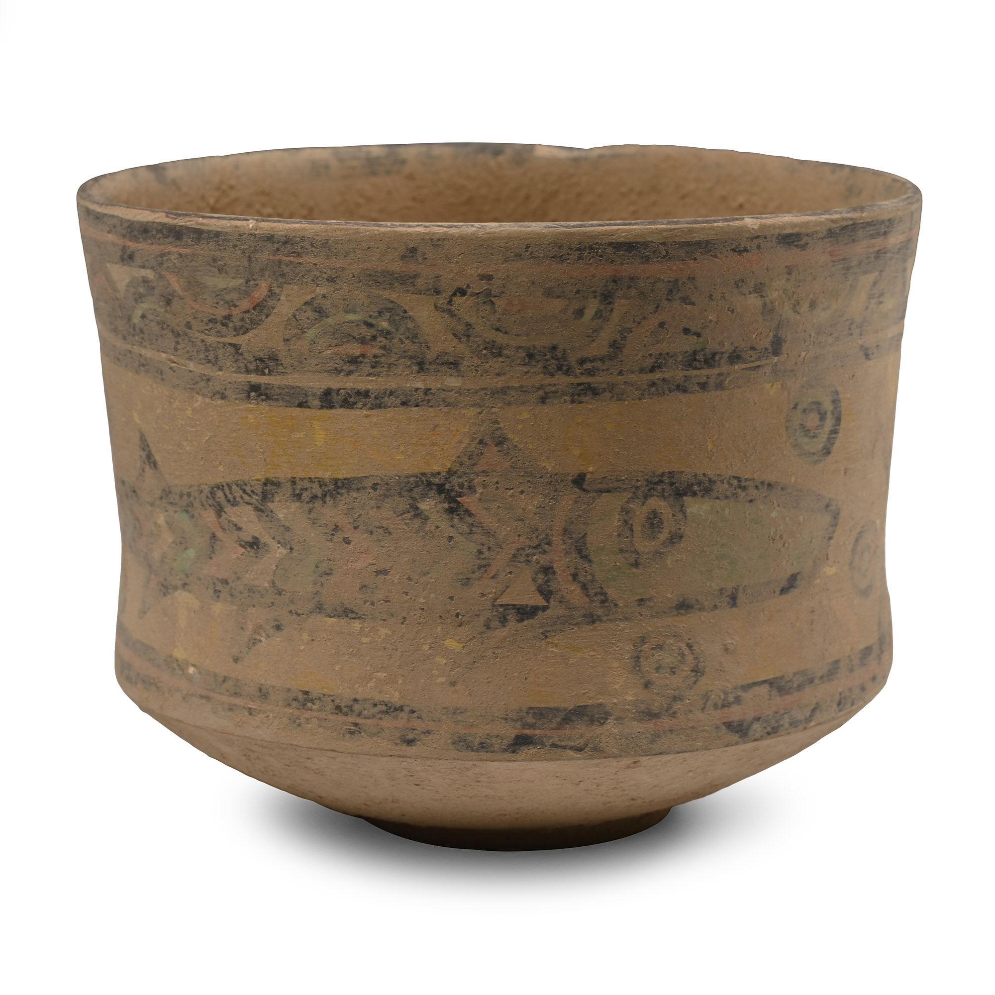 Indus Valley Painted Terracotta Vessel with Fish