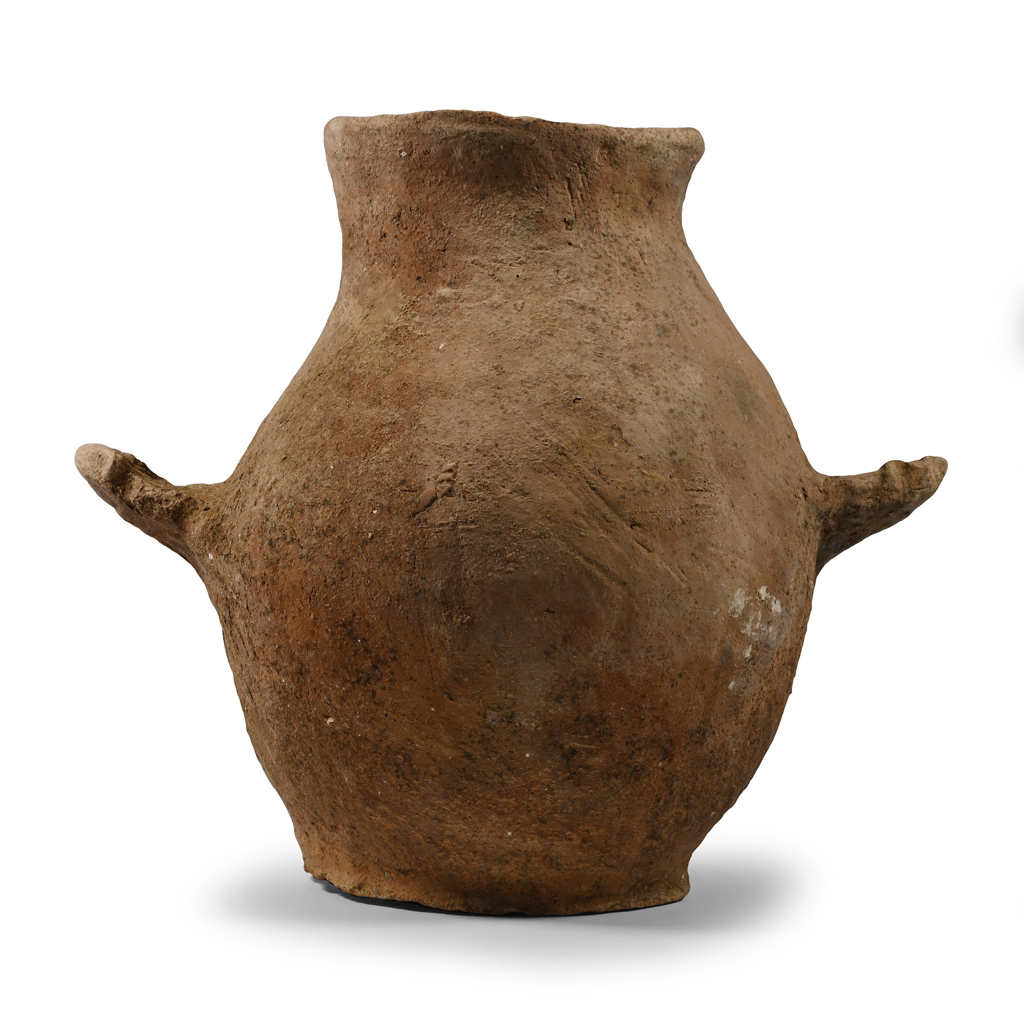 Transjordan Holy Land Terracotta Jar with Ledge Handles